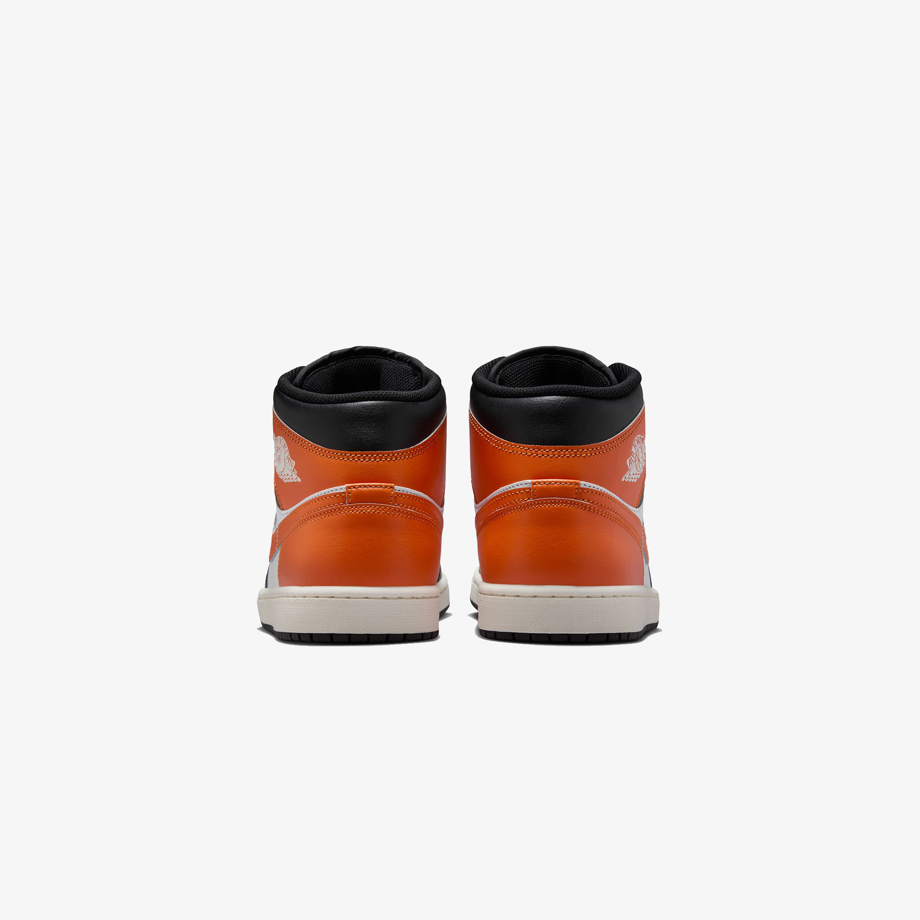 Nike Air Jordan 1 Mid Erkek Turuncu Spor Ayakkabı