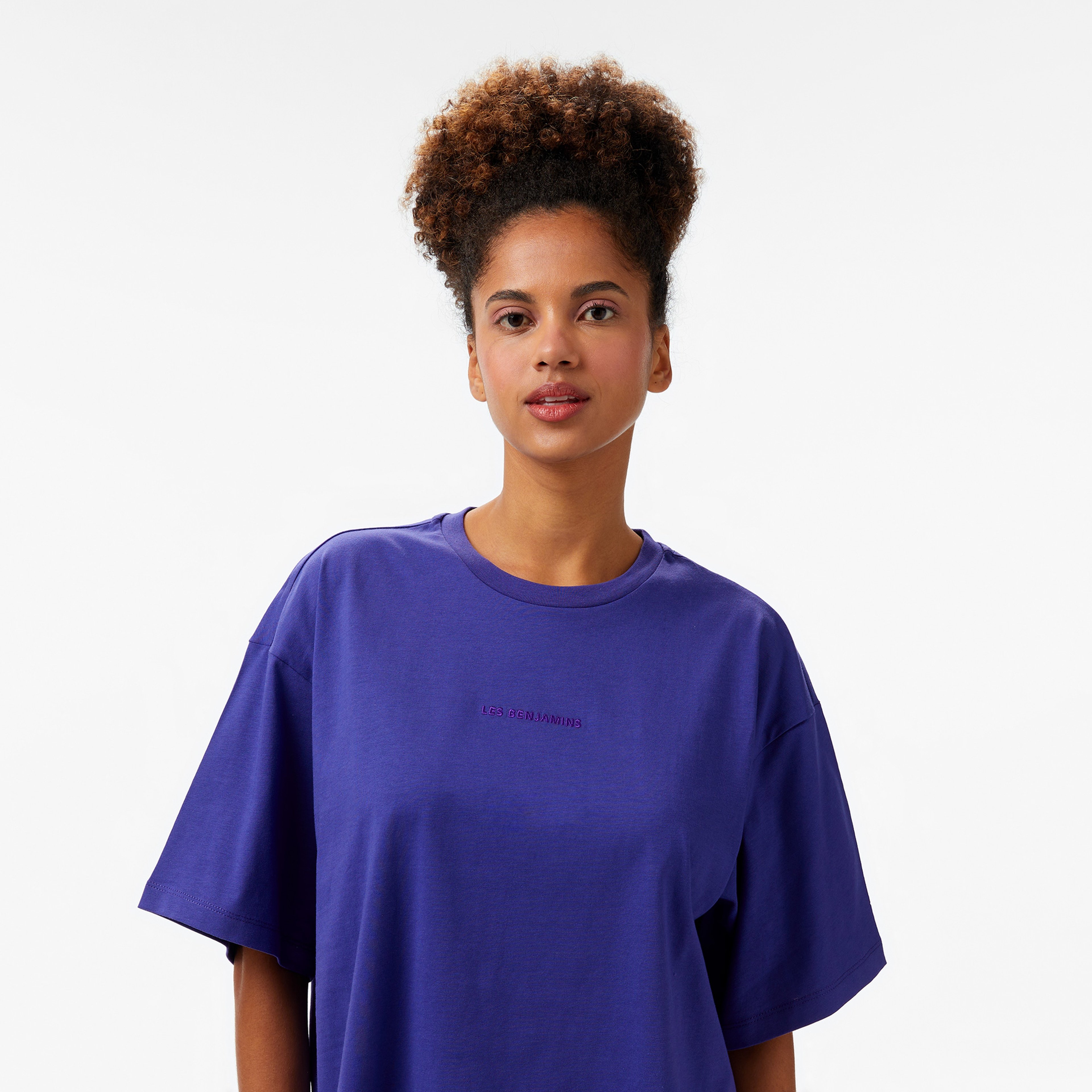 Les Benjamins Kadın Mor T-Shirt