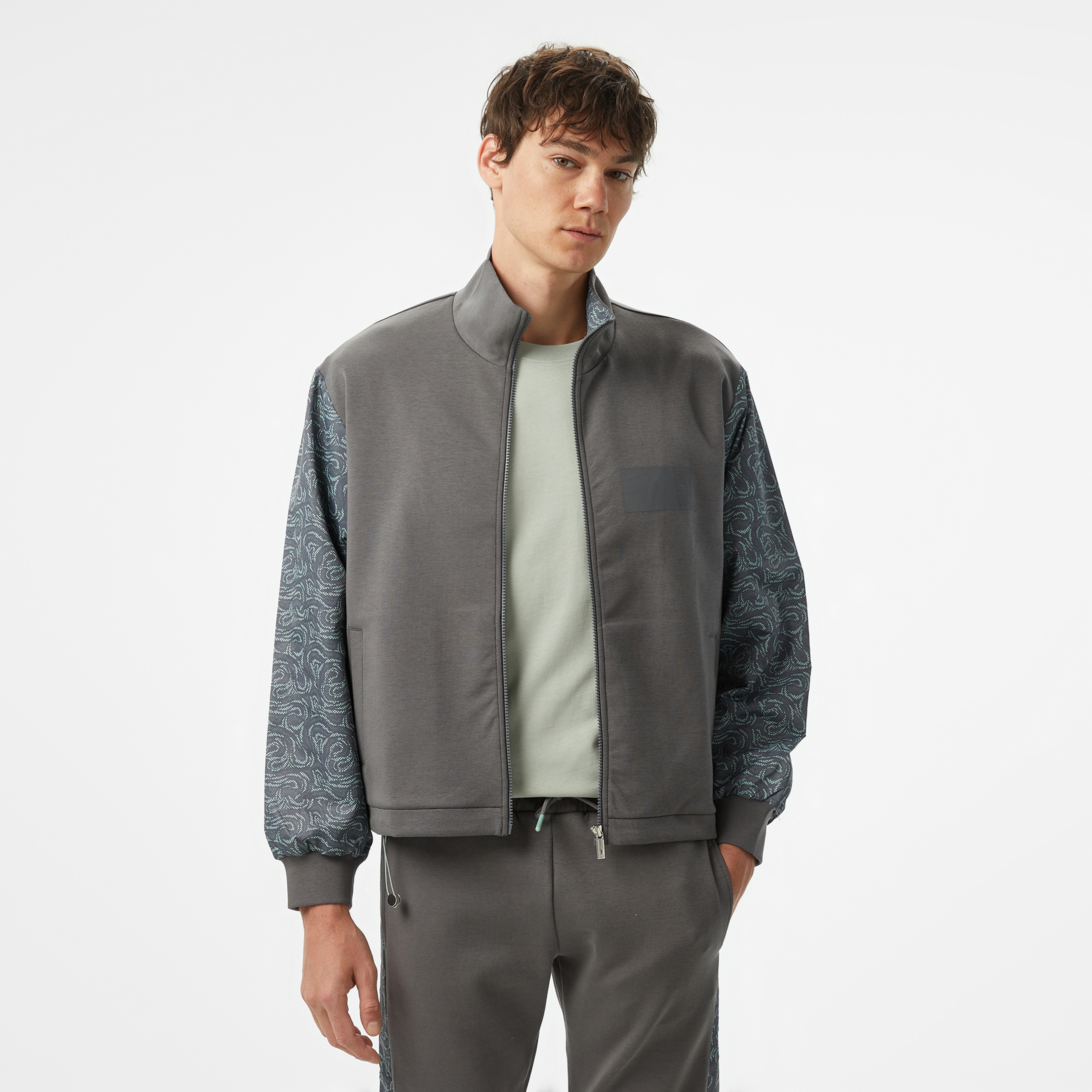 Sportempt Stm327 Erkek Siyah Ceket