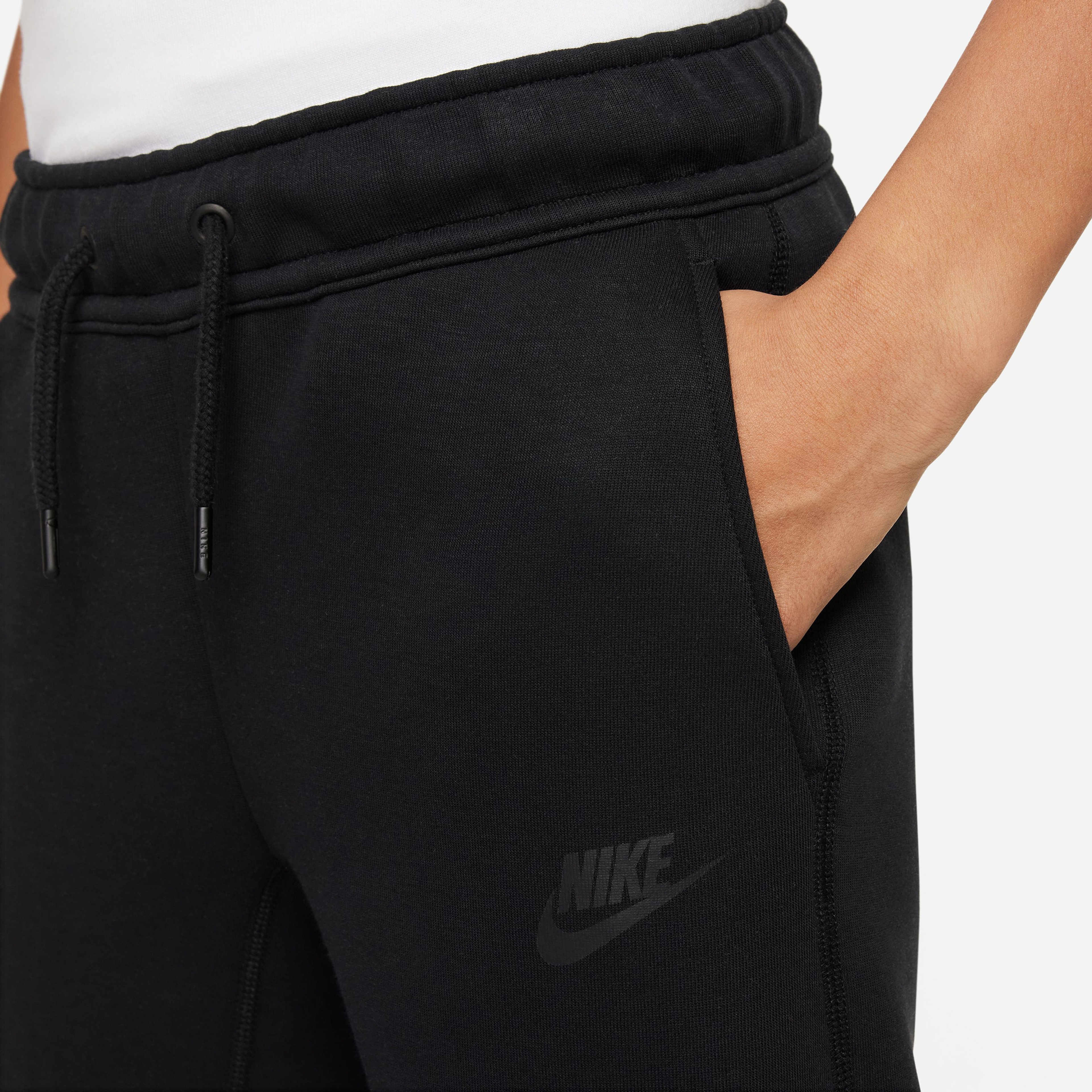 Nike Nsw Tech Flc Çocuk Siyah Eşofman Altı