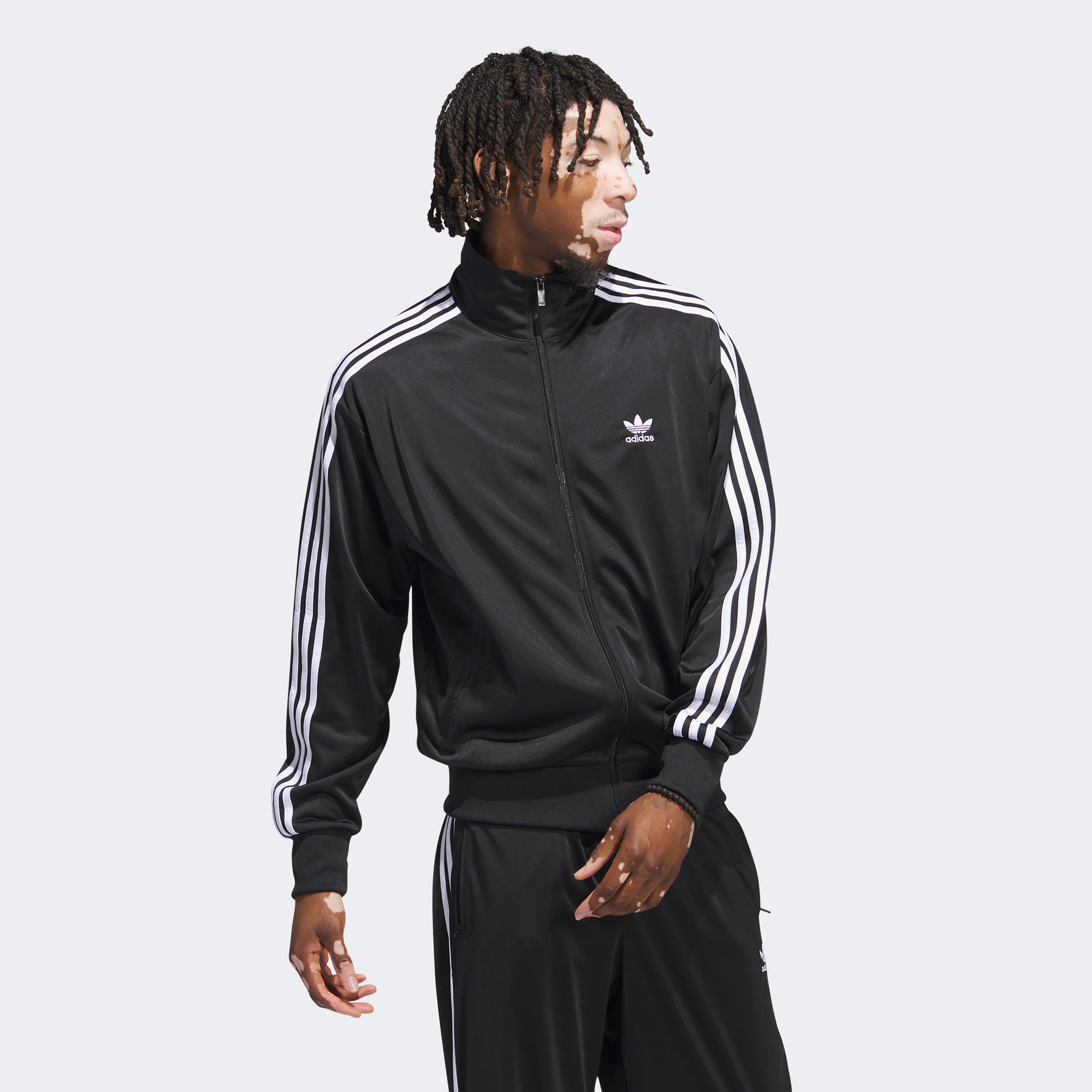 adidas Firebird Tt Erkek Siyah Sweatshirt
