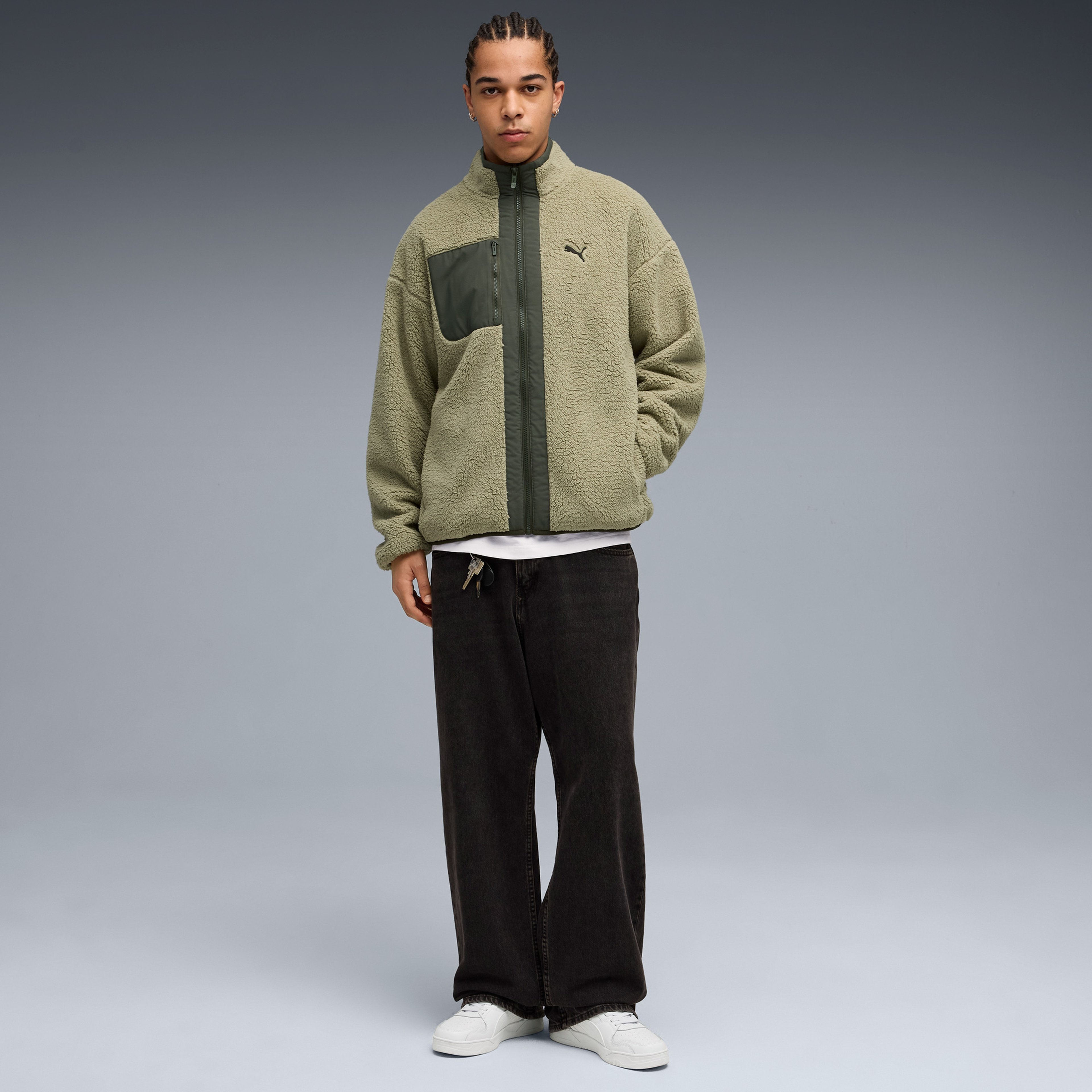 Puma Reversible Erkek Haki Ceket