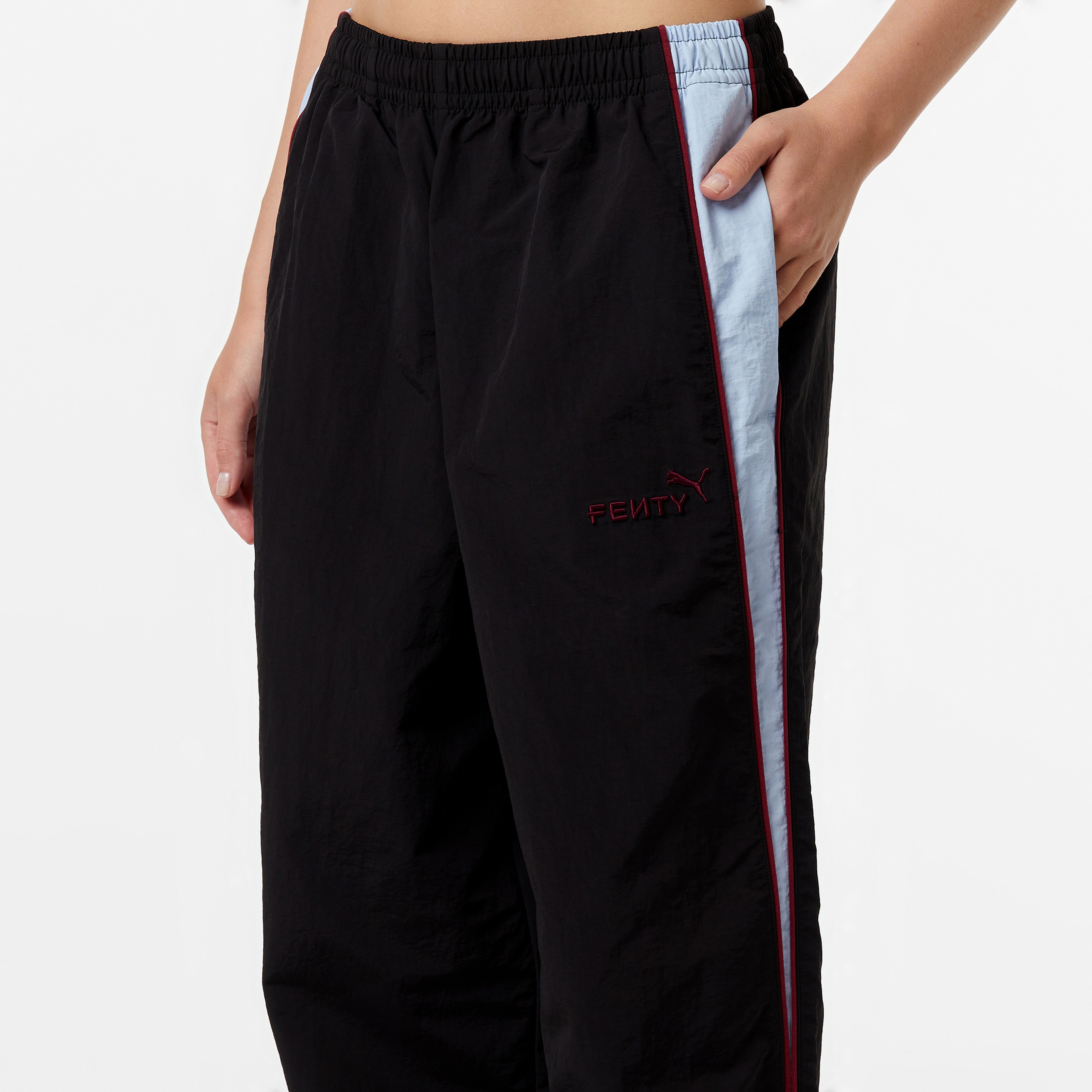 Puma X Fenty Nylon Track Unisex Siyah Eşofman Altı