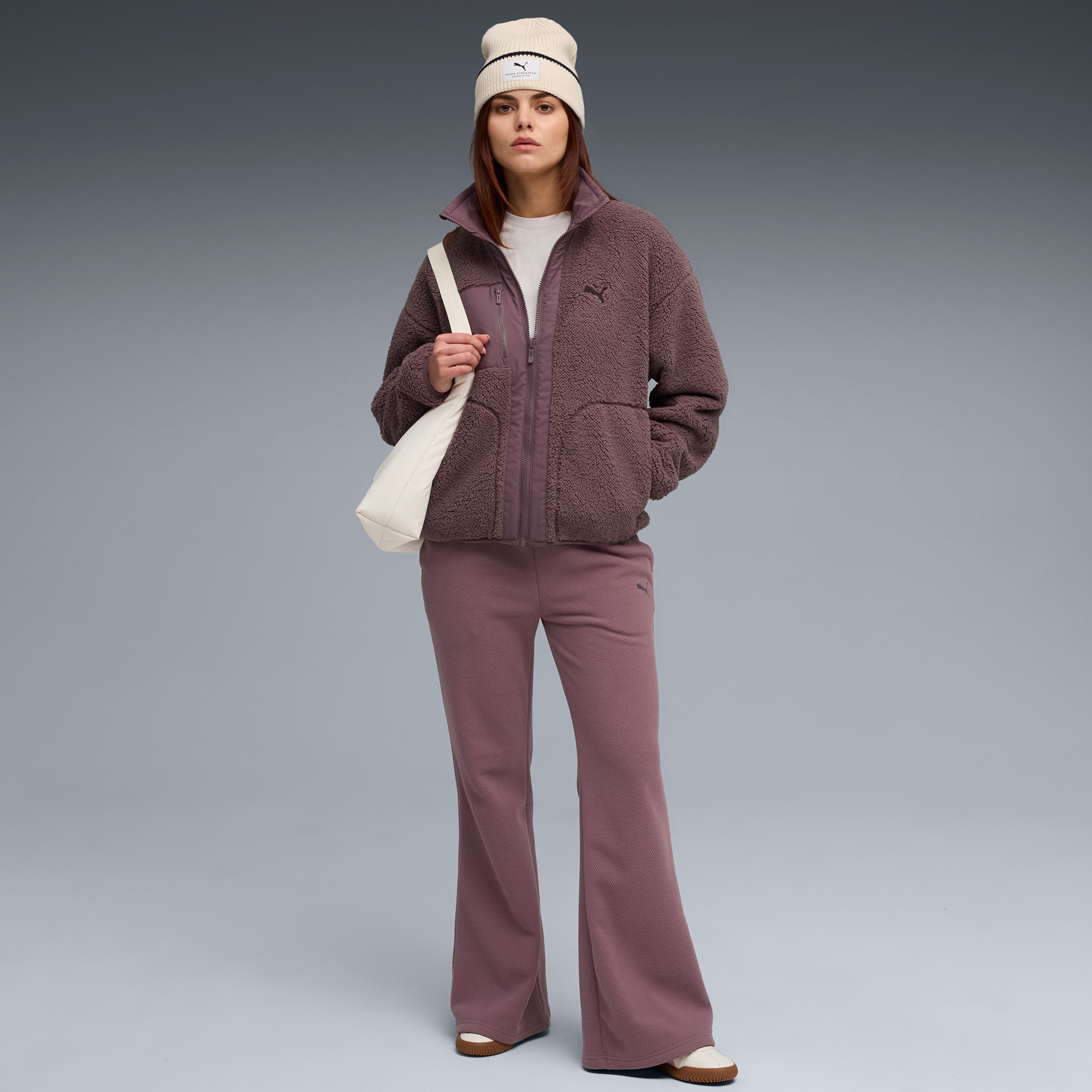 Puma Reversible Kadın Mor Ceket