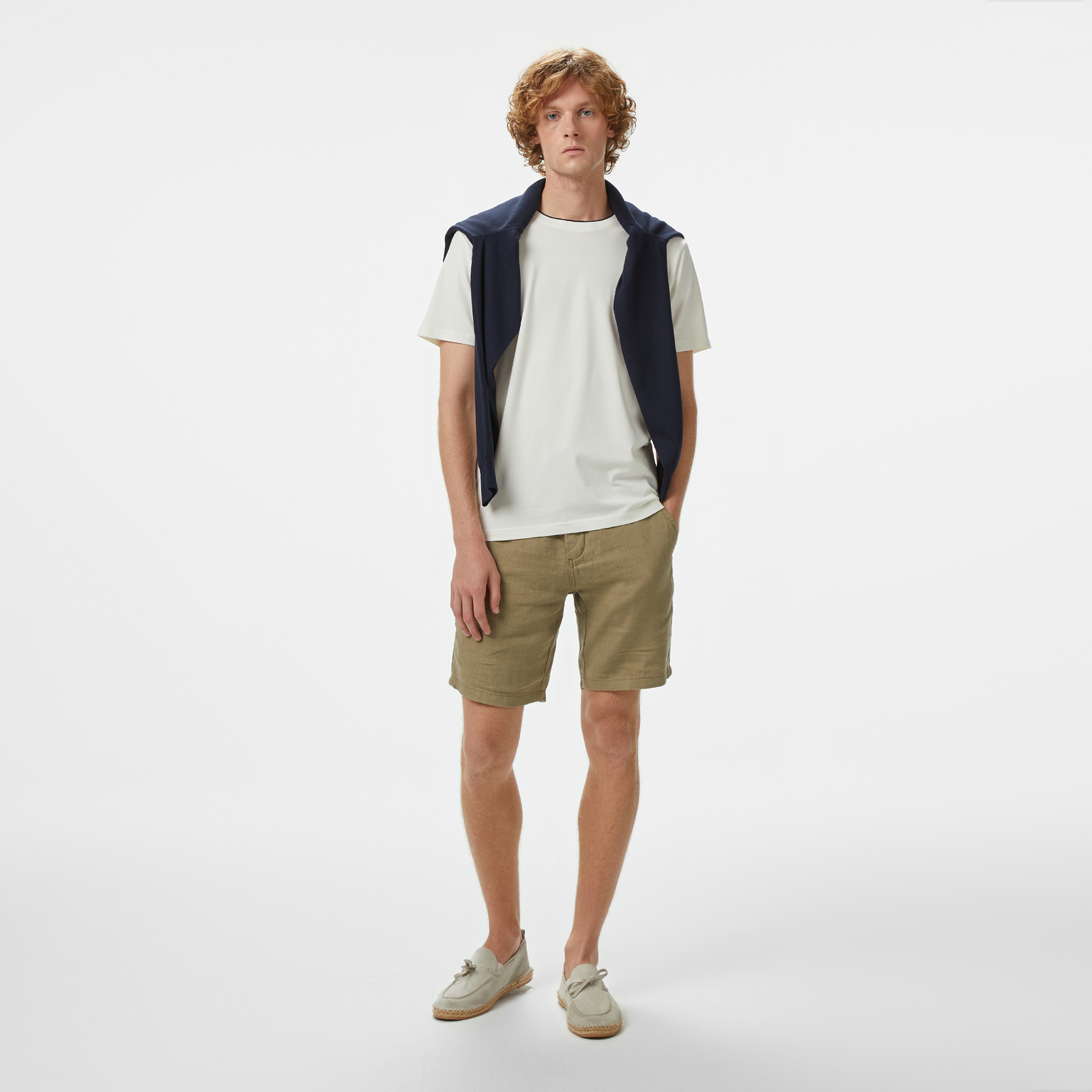 Nautica Erkek Ekru T-Shirt