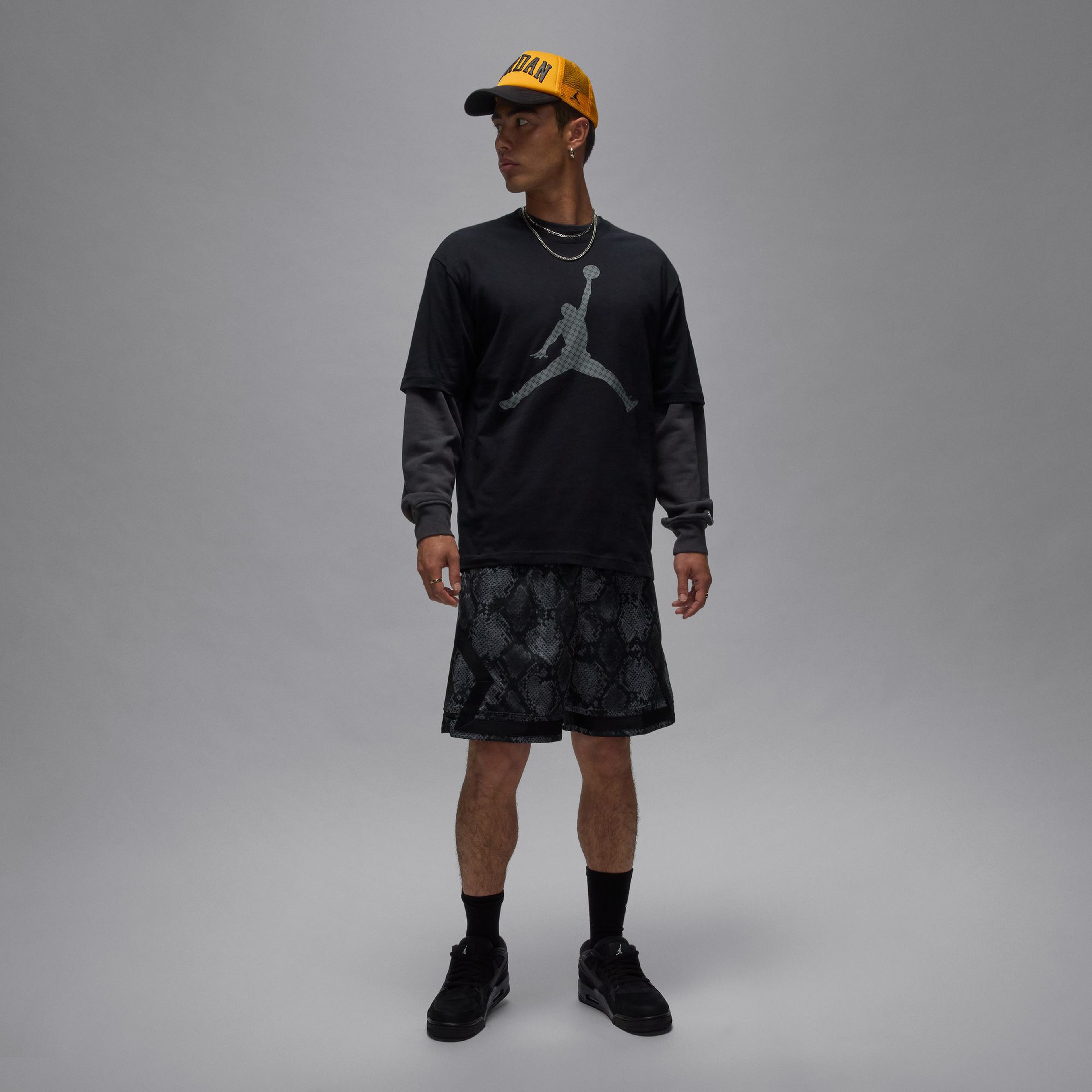 Jordan Brooklyn Jumpman Erkek Siyah T-Shirt