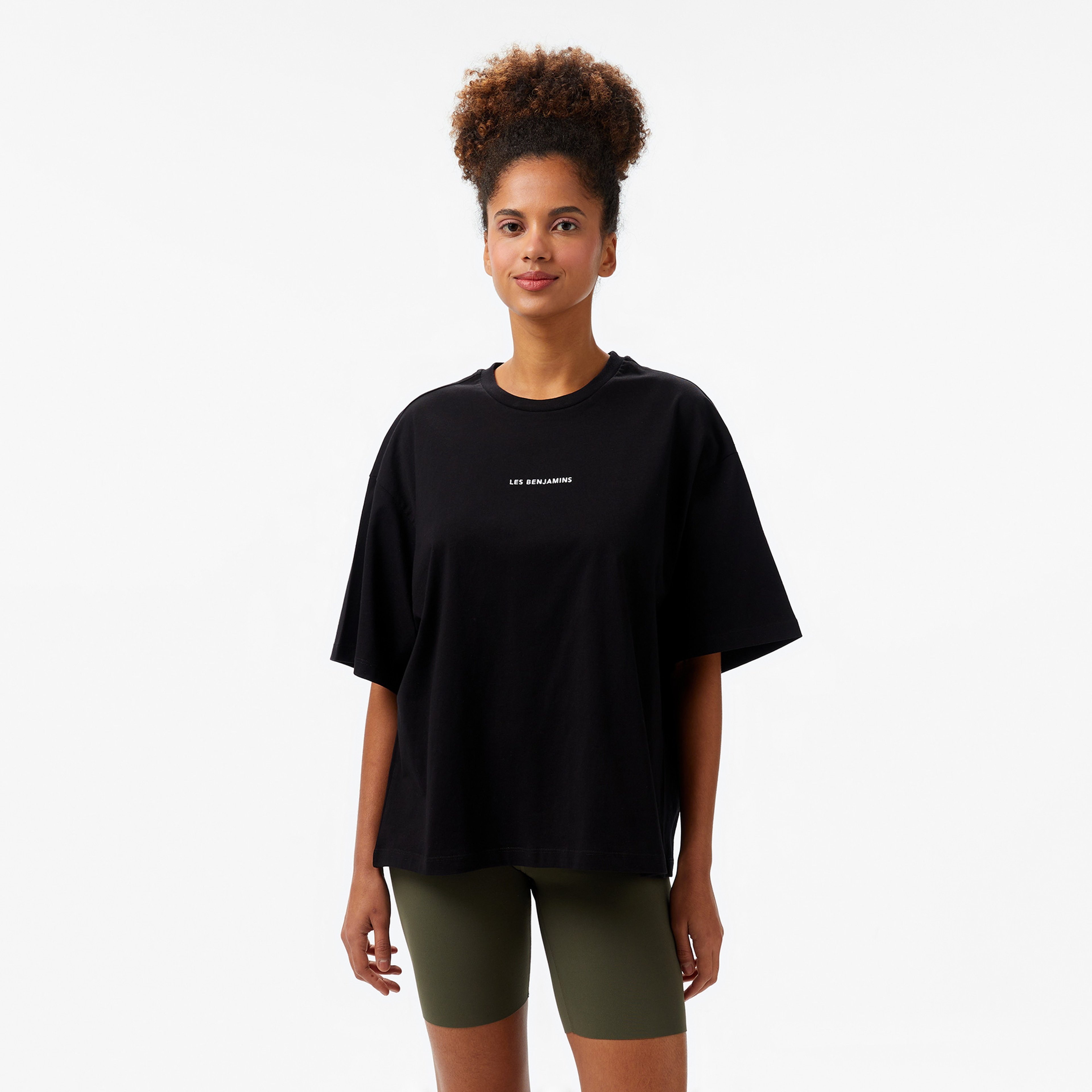 Les Benjamins Essentials Kadın Siyah T-Shirt