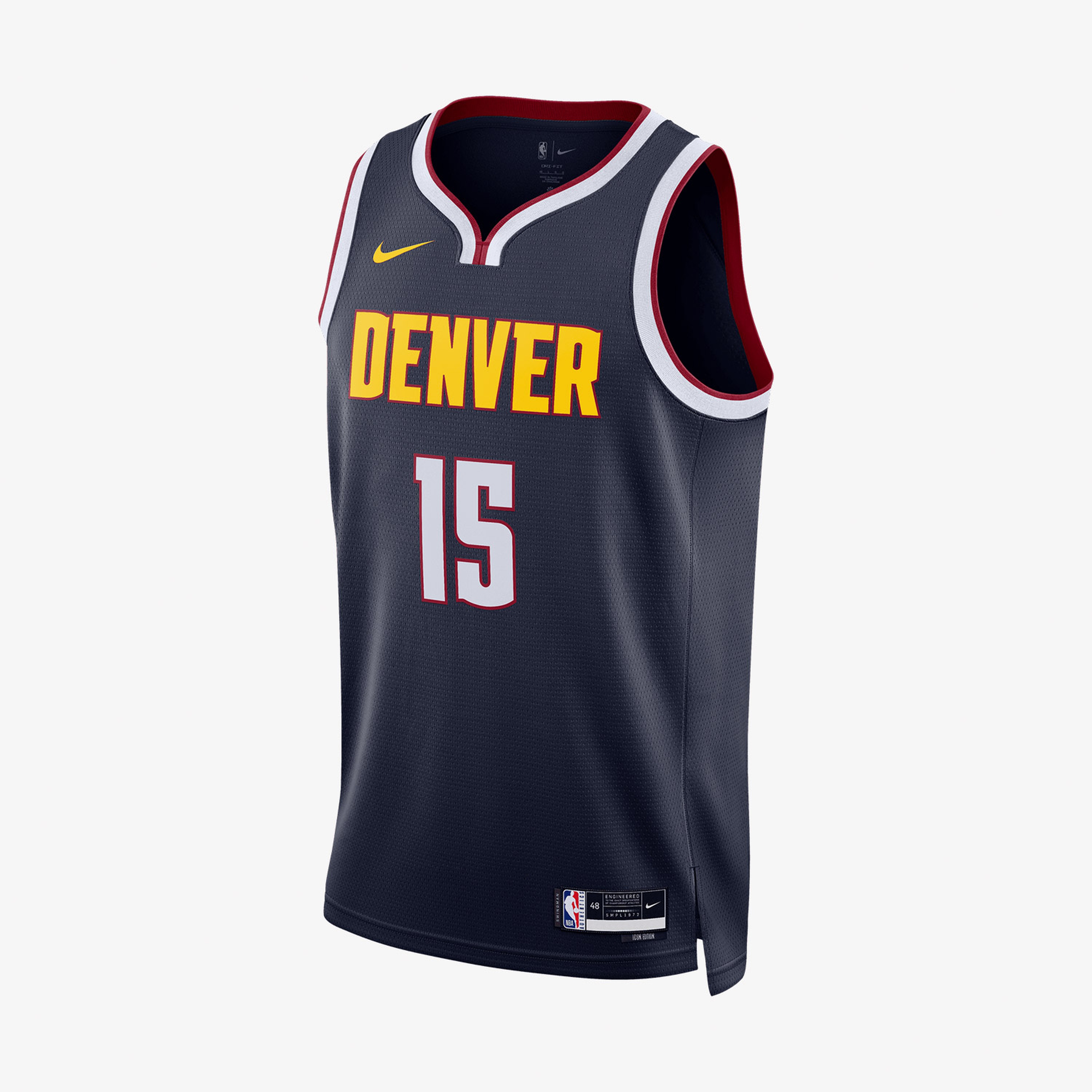 Nike Denver Nuggets Icon Edition 2022/23 Dri-FIT Erkek Mavi Forma