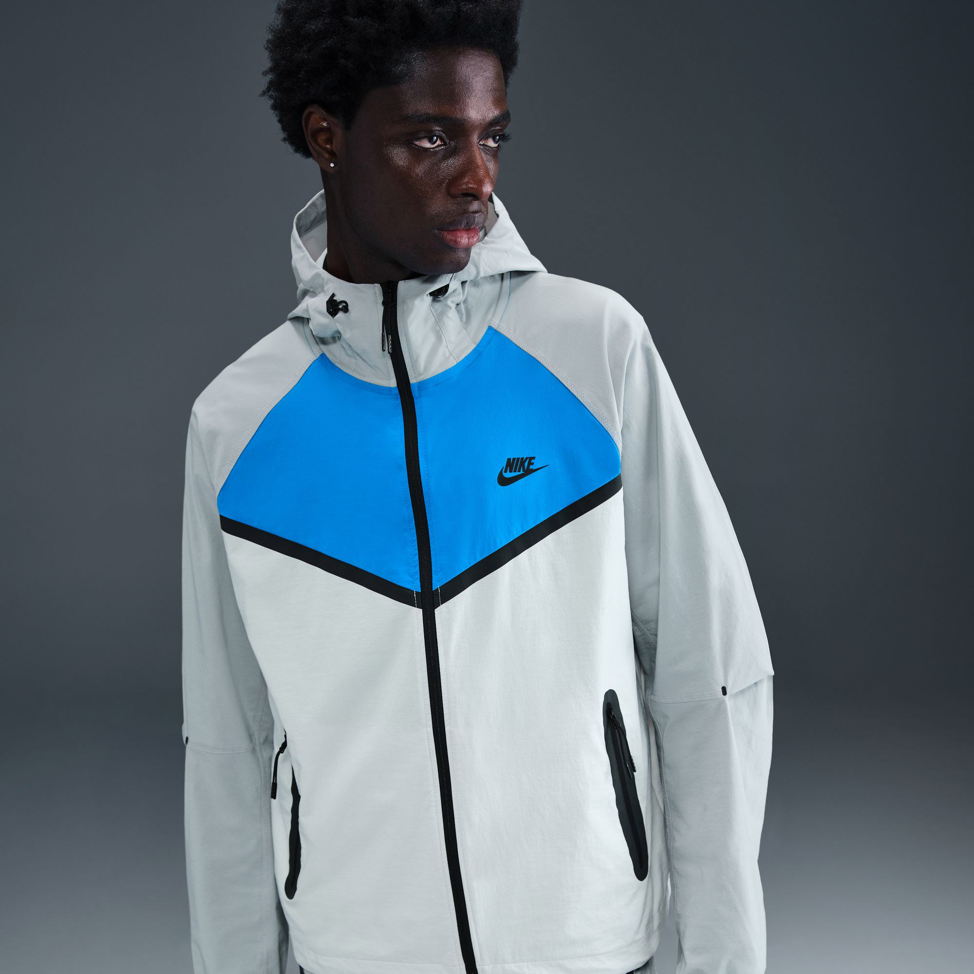 Nike Tech Fleece Erkek Gri Ceket
