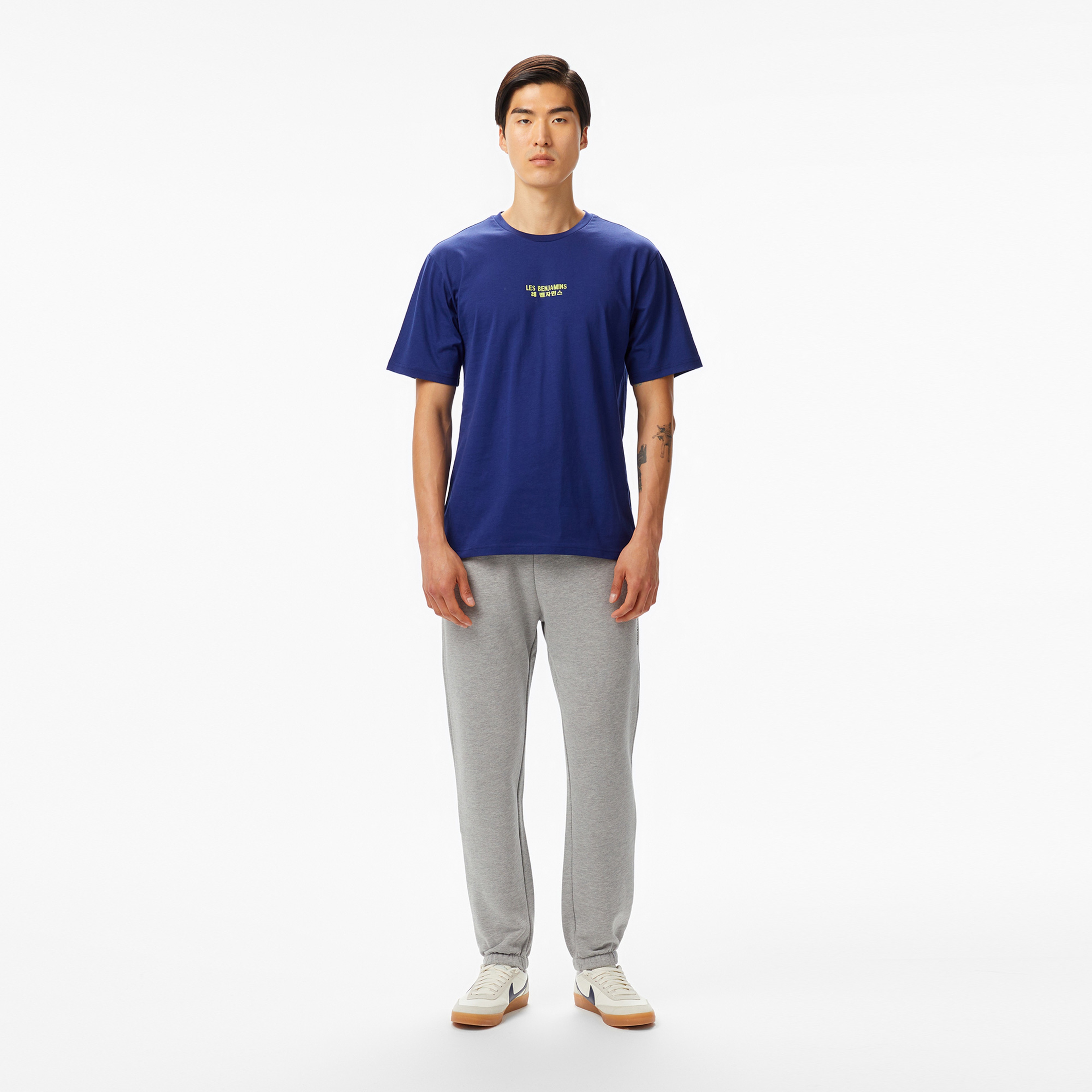 Les Benjamins Erkek Bej T-Shirt