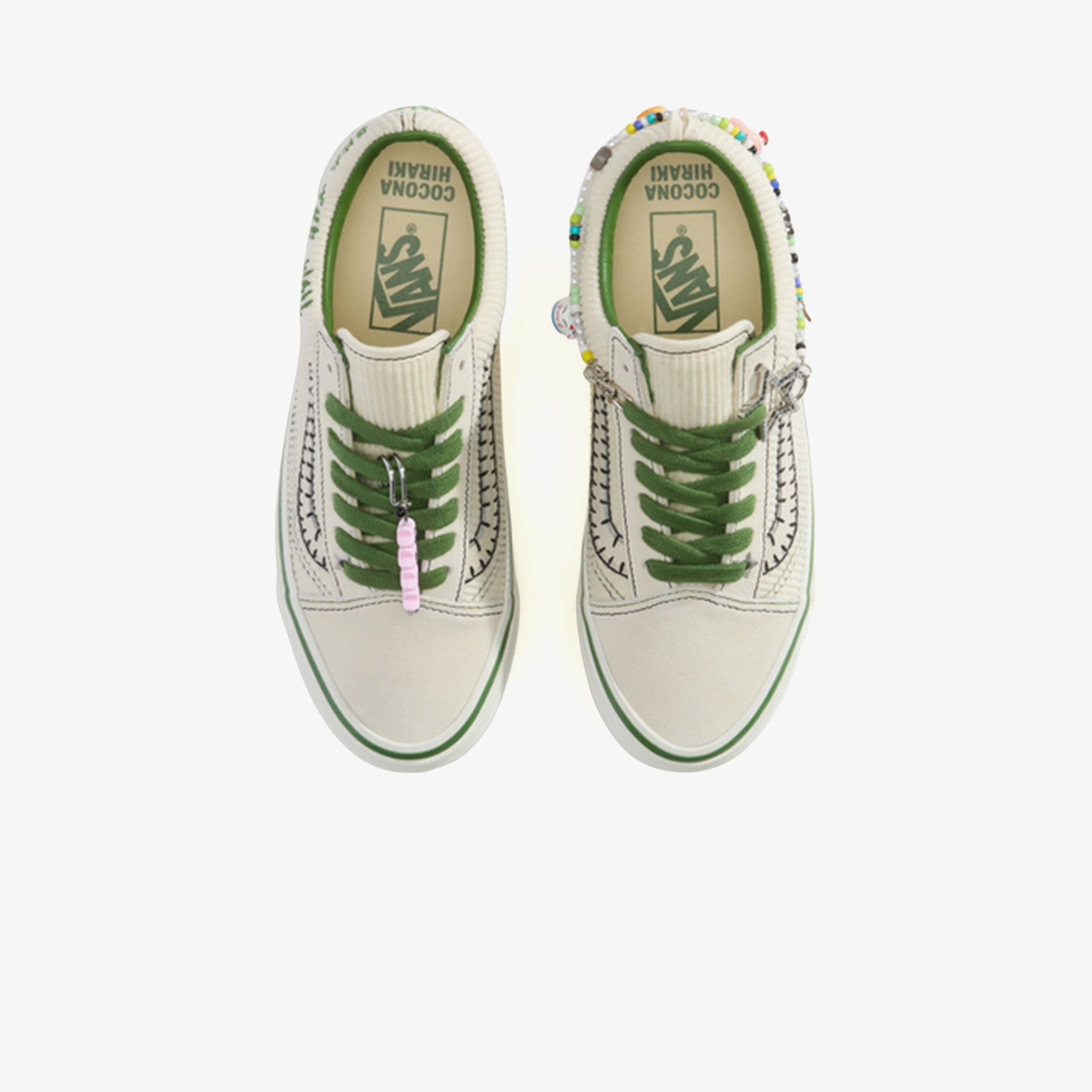 Vans Lx Old Skool Charms Kadın Beyaz Spor Ayakkabı