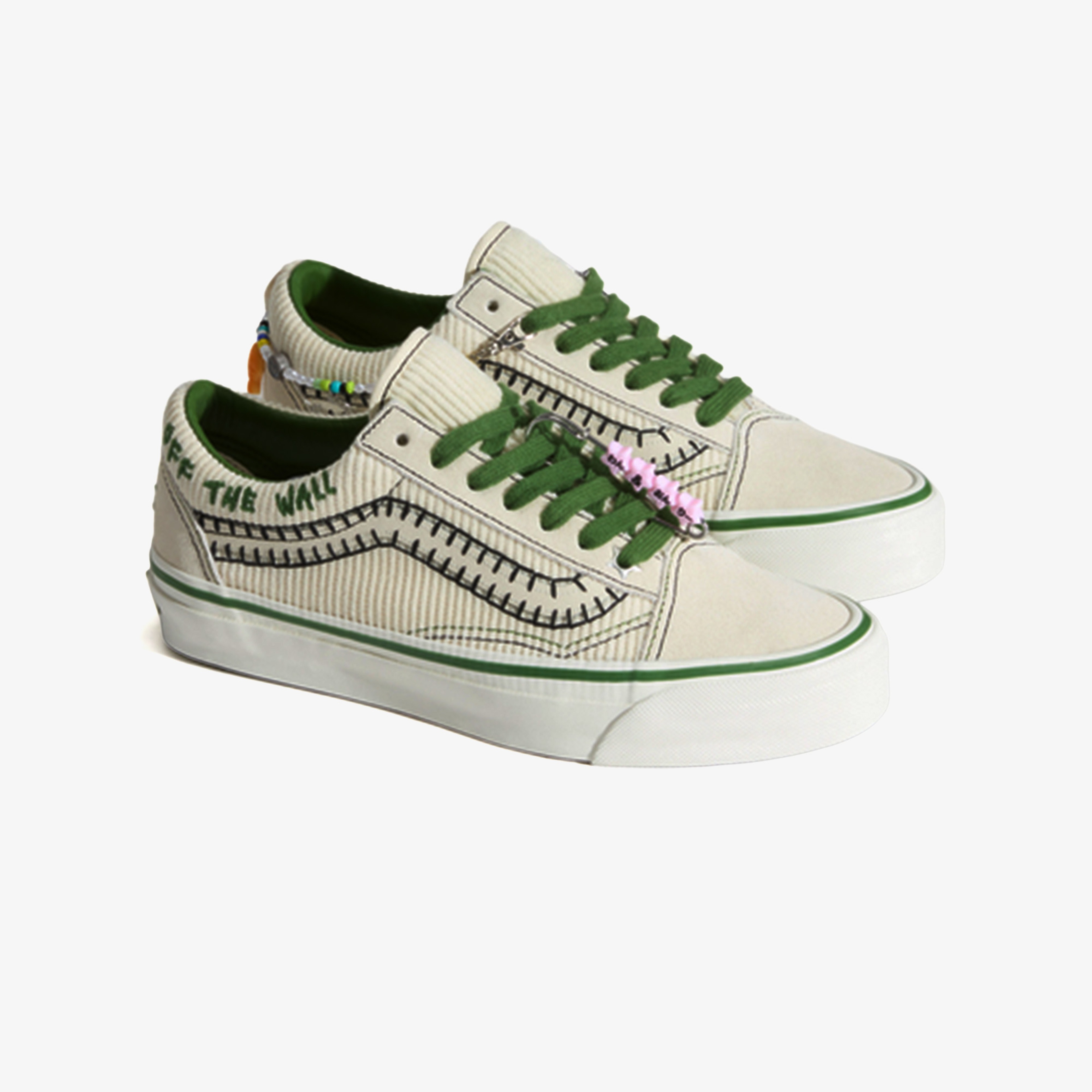 Vans Lx Old Skool Charms Kadın Beyaz Spor Ayakkabı