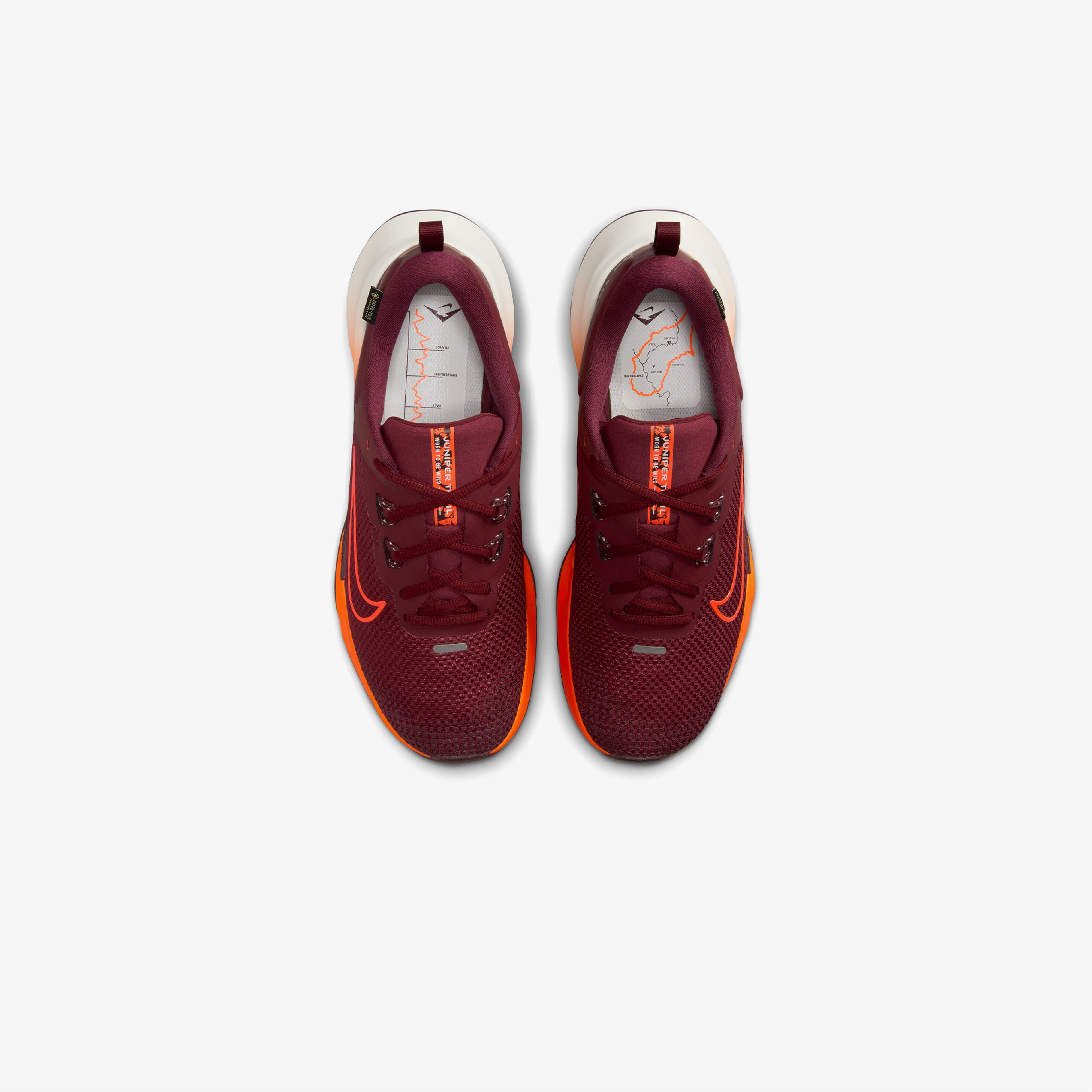 Nike Juniper Trail 2 Gore-Tex Erkek Bordo Koşu Ayakkabısı