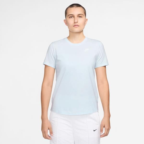 Nike Sportswear Club Essentials Kadın Mavi T-Shirt