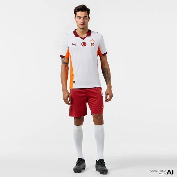 Puma Galatasaray S.K. 25-26 Erkek Beyaz Deplasman Futbol Forması