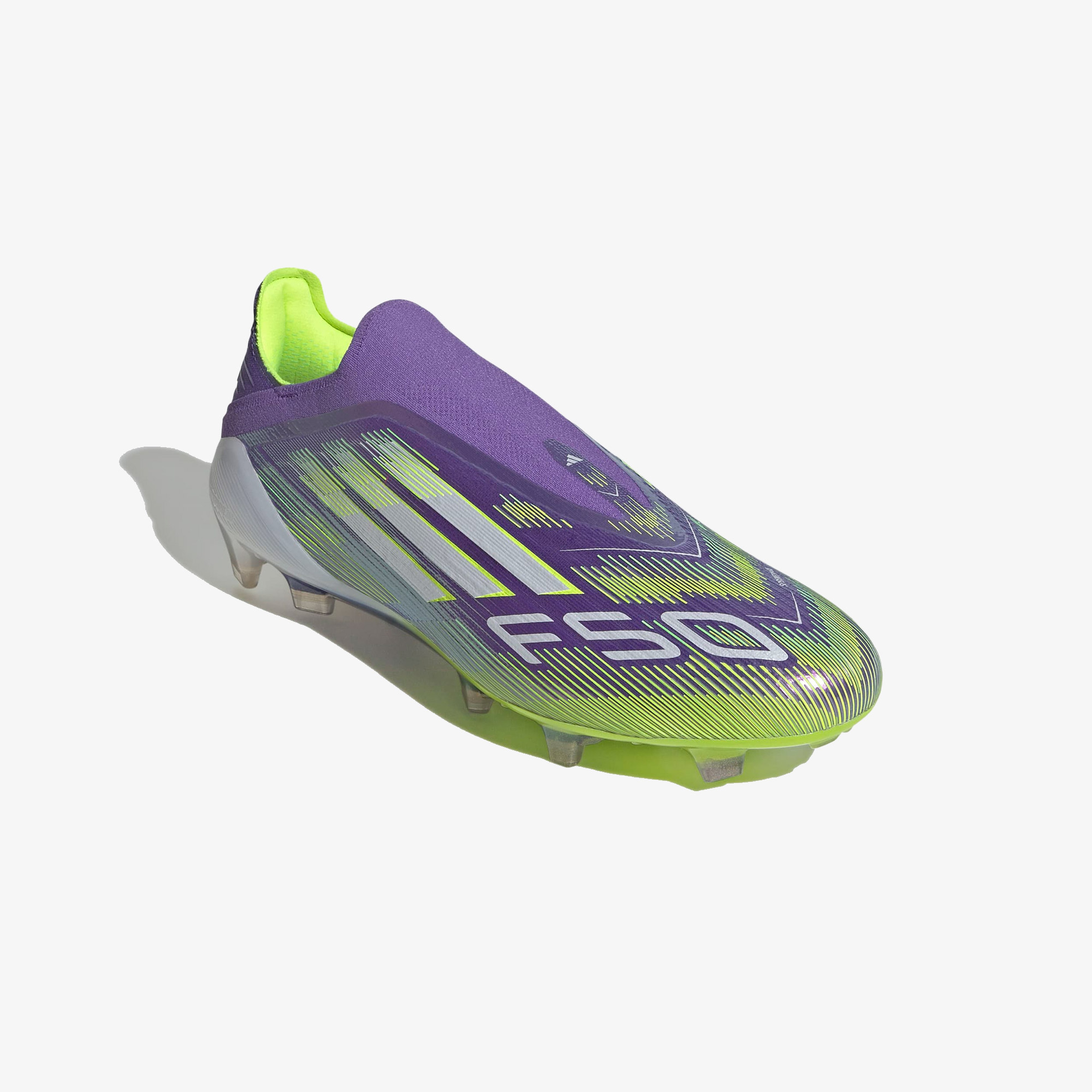 adidas F50 Elite  Erkek Mor Çim Saha Kramponu