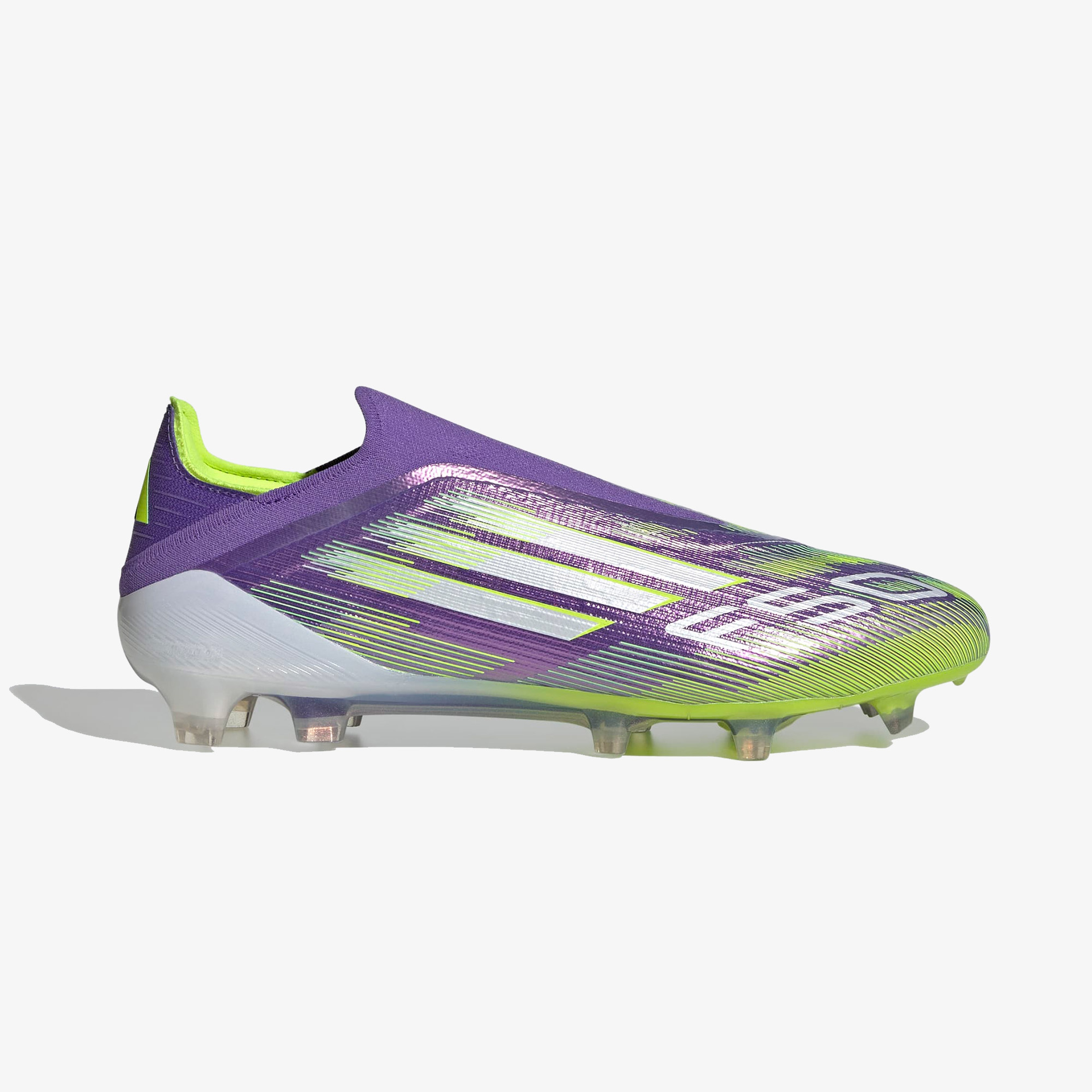 adidas F50 Elite  Erkek Mor Çim Saha Kramponu