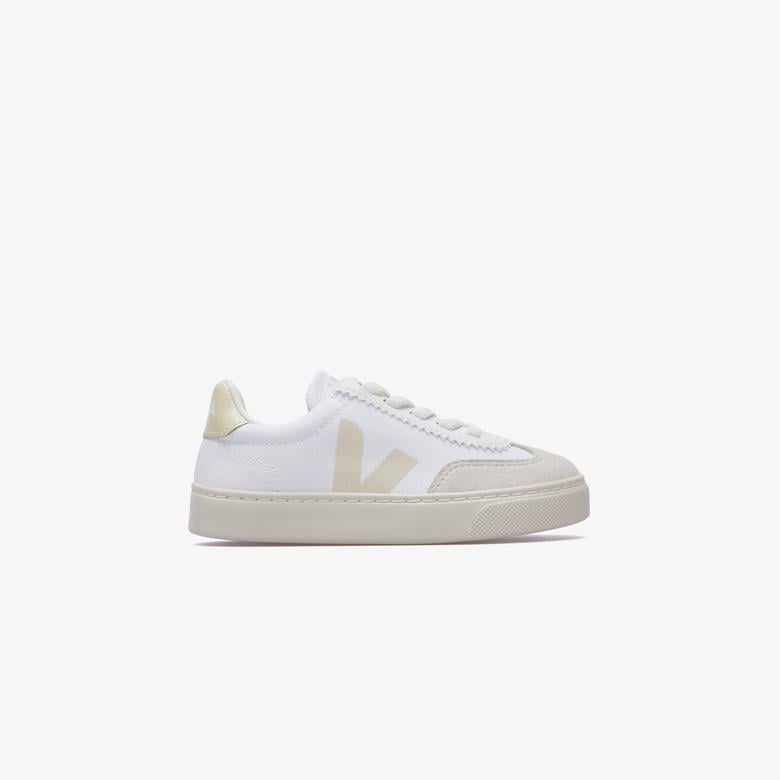 Veja Volley Elastic Laces Çocuk Beyaz Sneaker