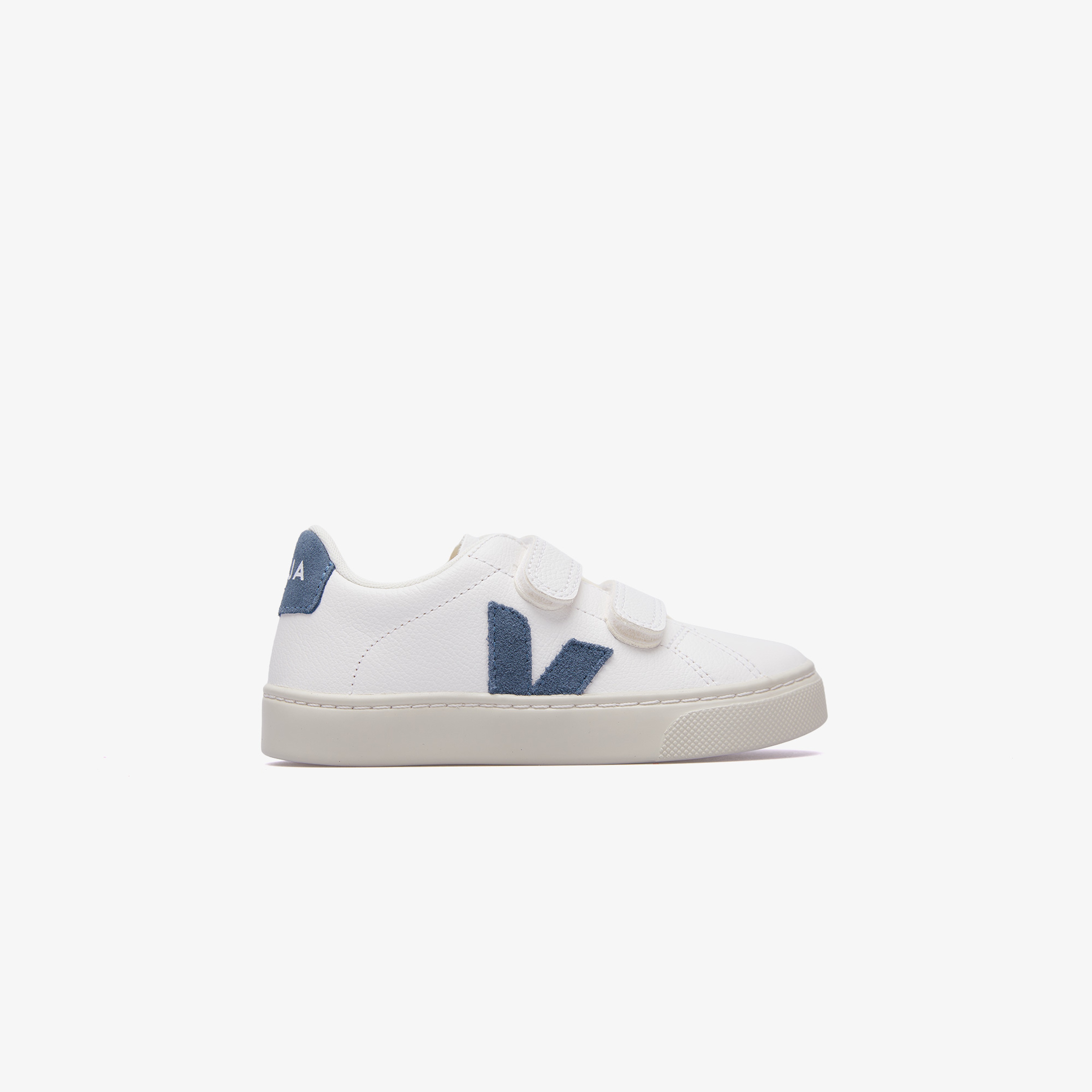 Veja Logo Patch Cırt Cırt Bantlı Çocuk Beyaz Sneaker