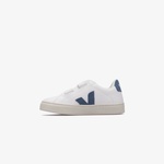 Veja Logo Patch Cırt Cırt Bantlı Çocuk Beyaz Sneaker