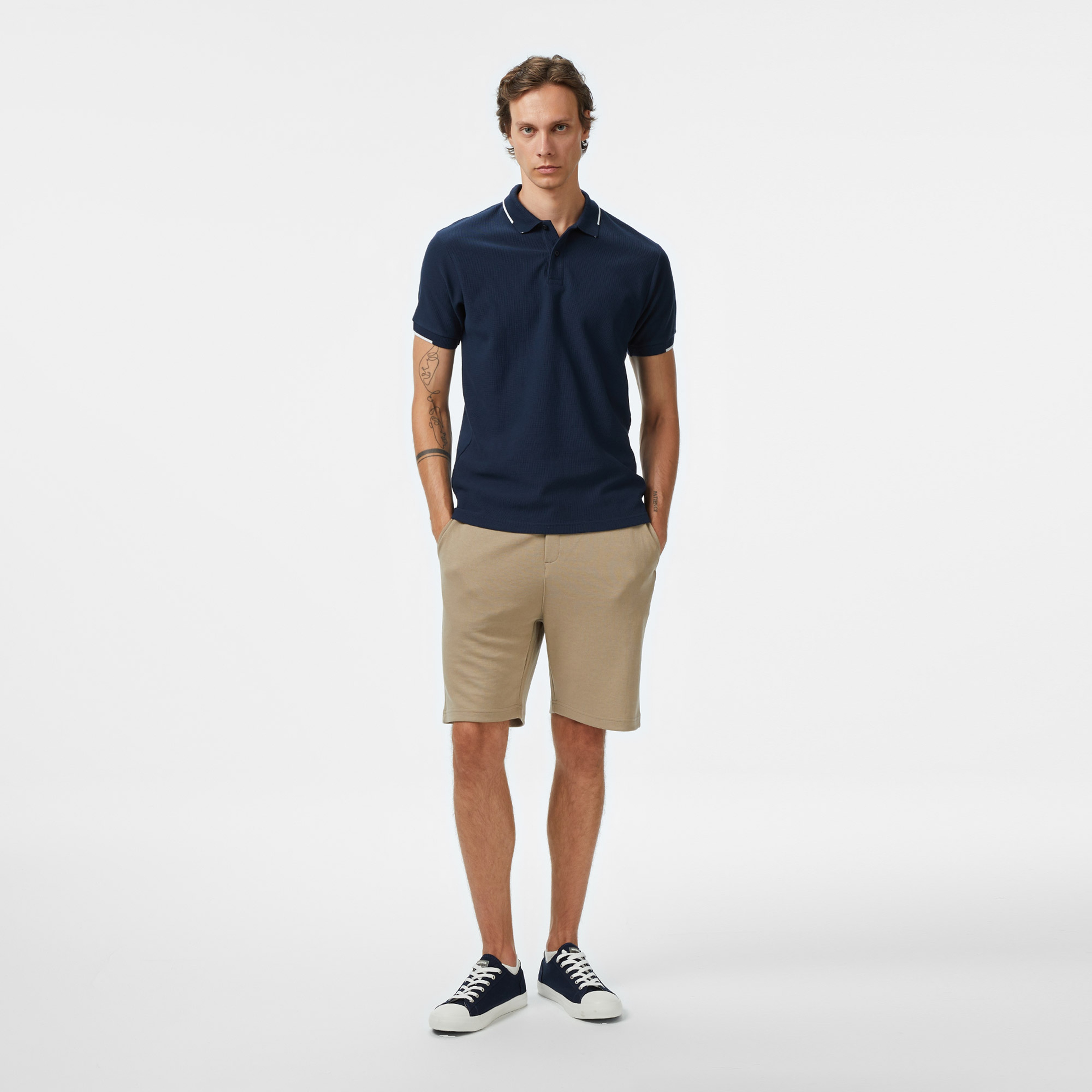 Nautica Erkek Lacivert Classic Fit Polo