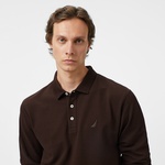 Nautica Erkek Kahverengi Classic Fit Polo