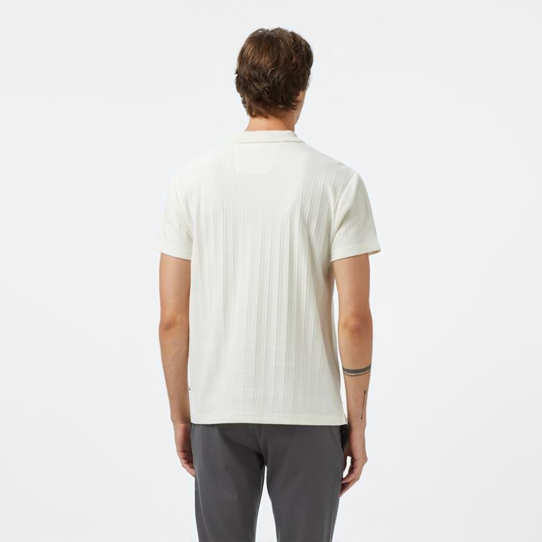 Nautica Erkek Ekru Classic Fit Polo