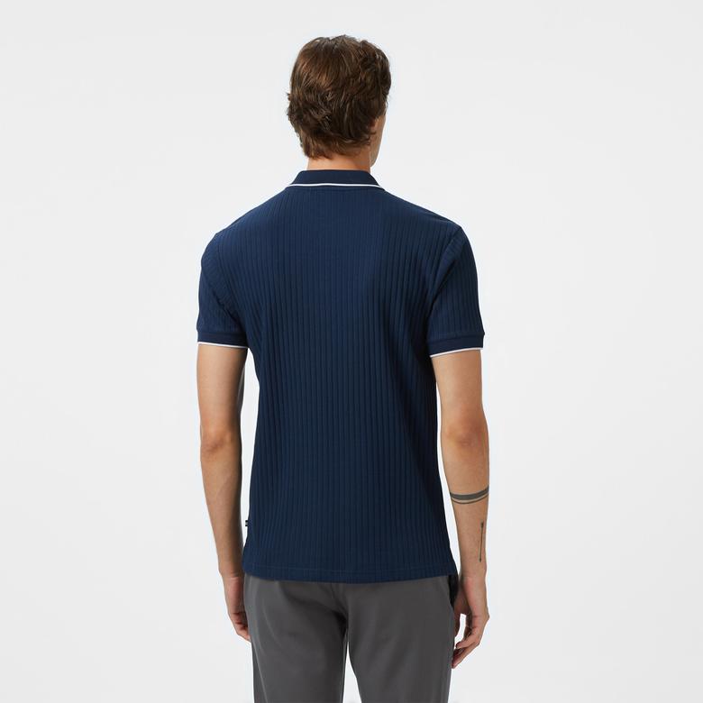 Nautica Erkek Lacivert Classic Fit Polo