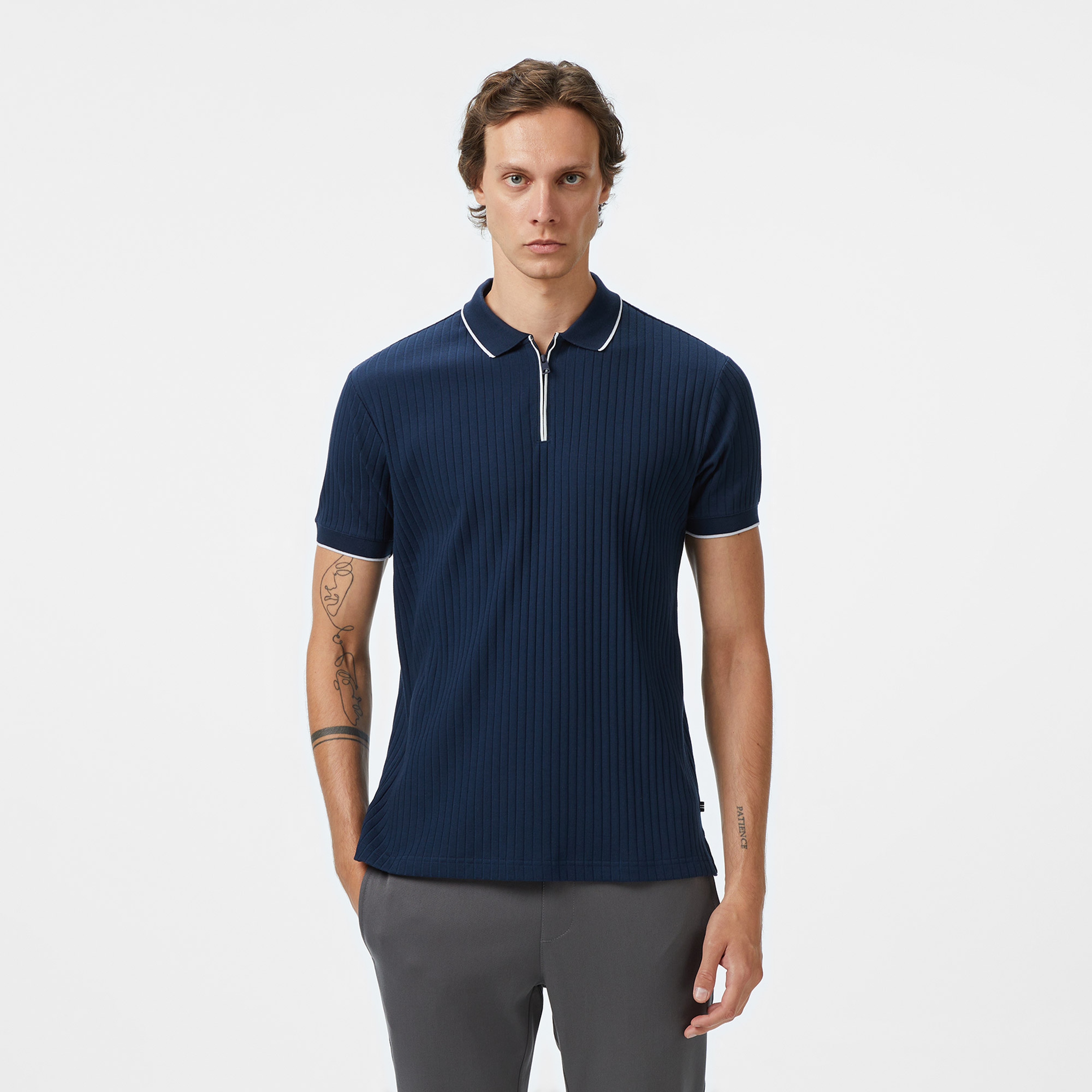 Nautica Erkek Lacivert Classic Fit Polo