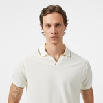 Nautica Erkek Ekru Classic Fit Polo