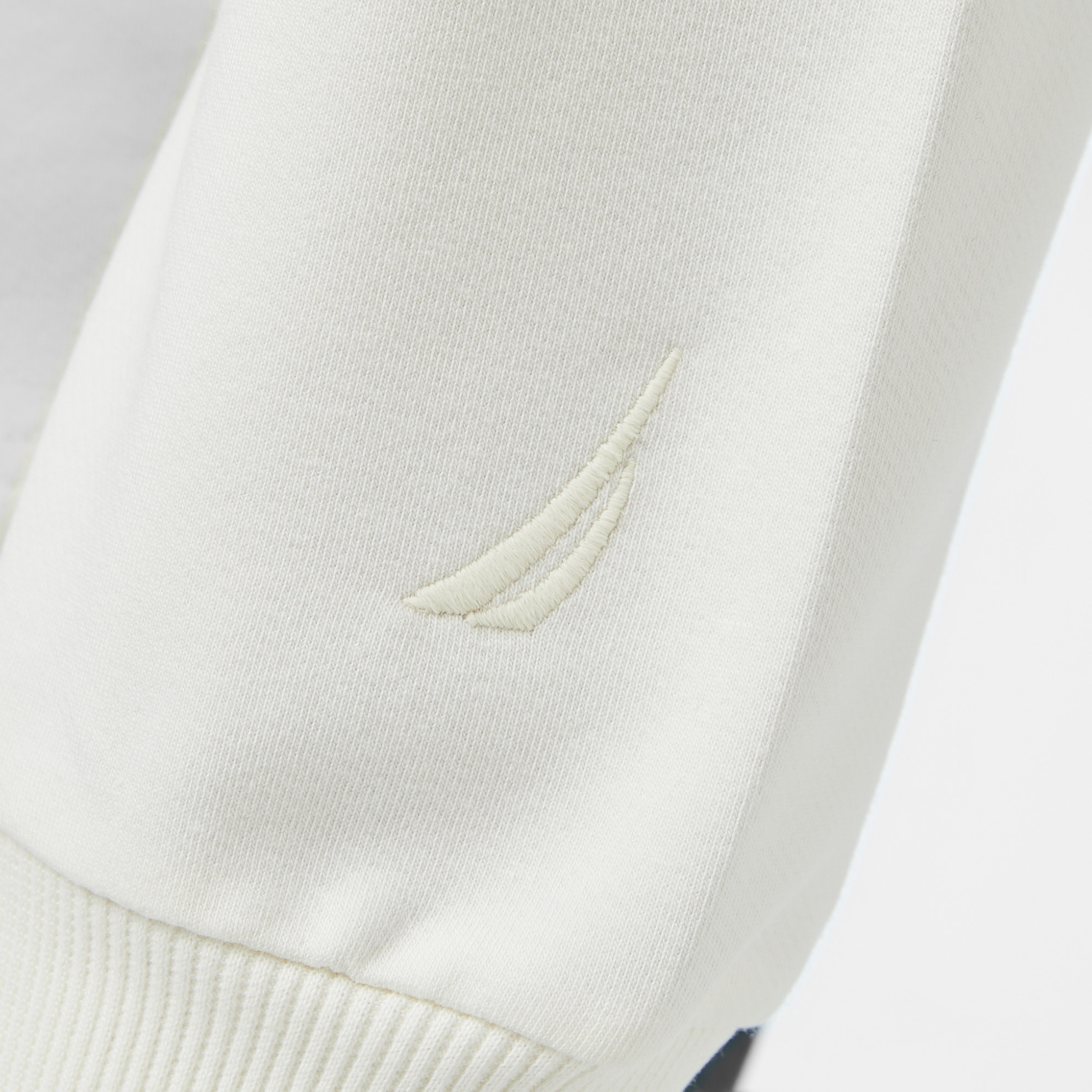 Nautica Erkek Krem Classic Fit Uzun Kollu Polo Yaka T-Shirt