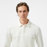 Nautica Erkek Krem Classic Fit Uzun Kollu Polo Yaka T-Shirt