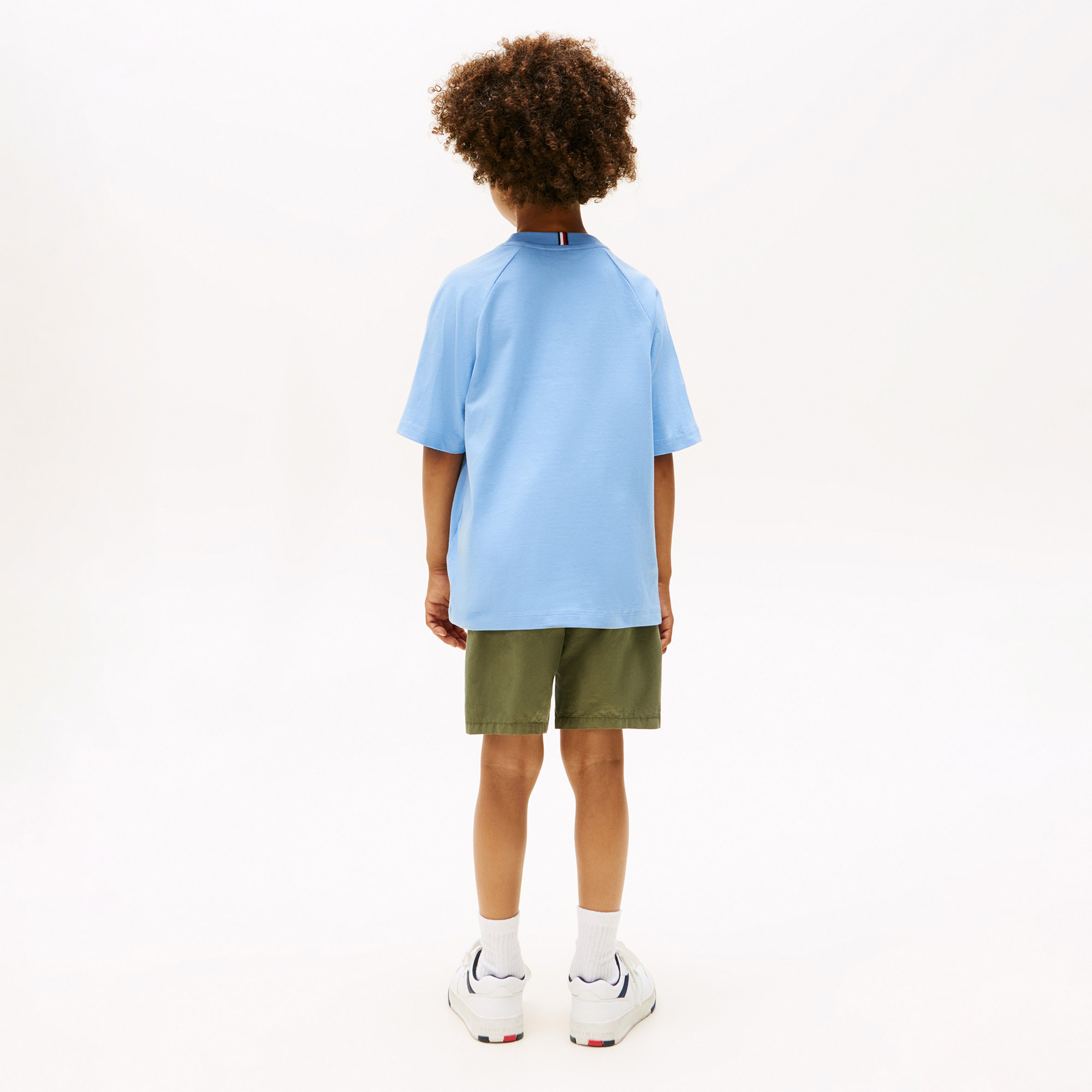 Tommy Hilfiger Mixed Graphic Çocuk Mavi T-Shirt