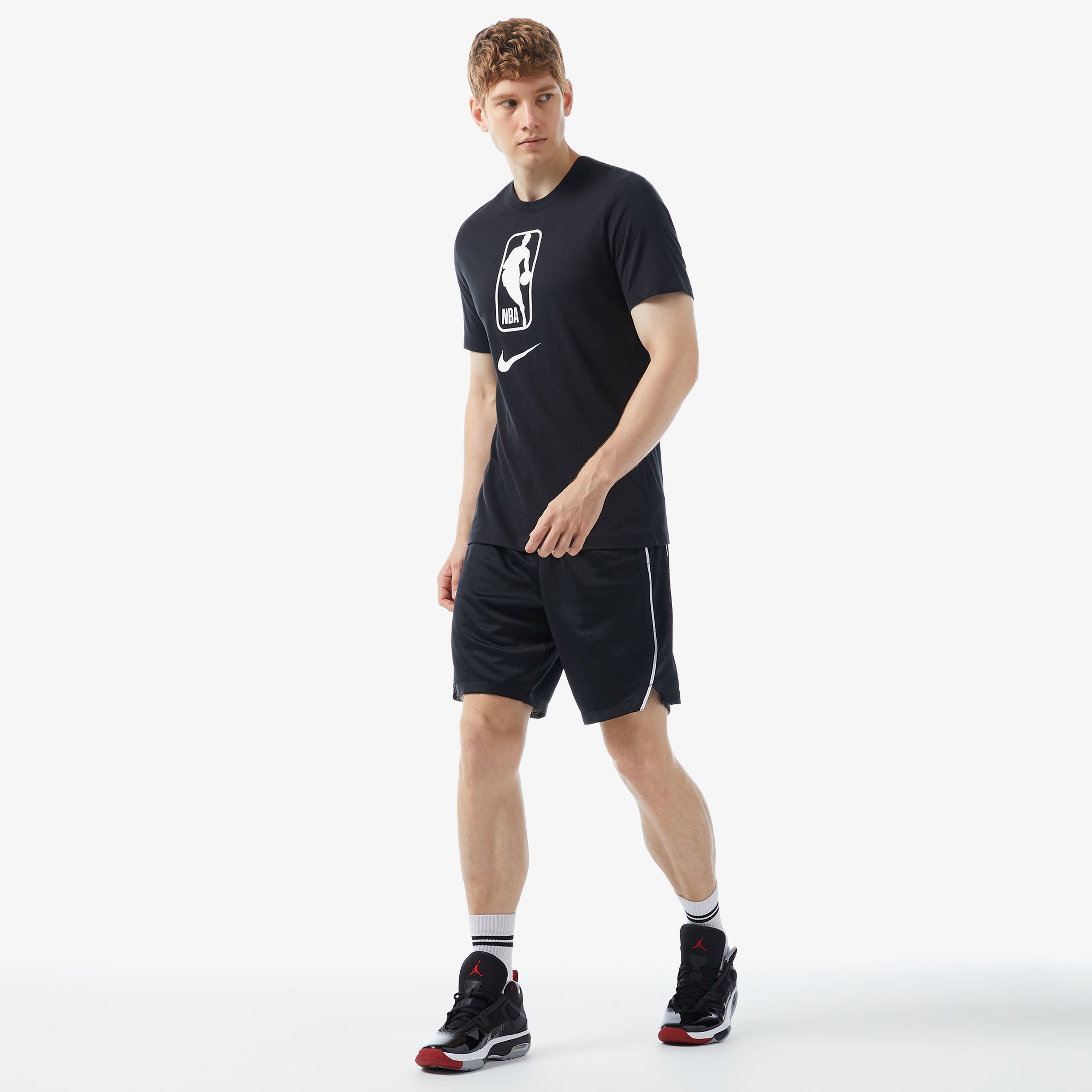 Nike Dri Fit Nba Team 31 Erkek Siyah T-Shirt