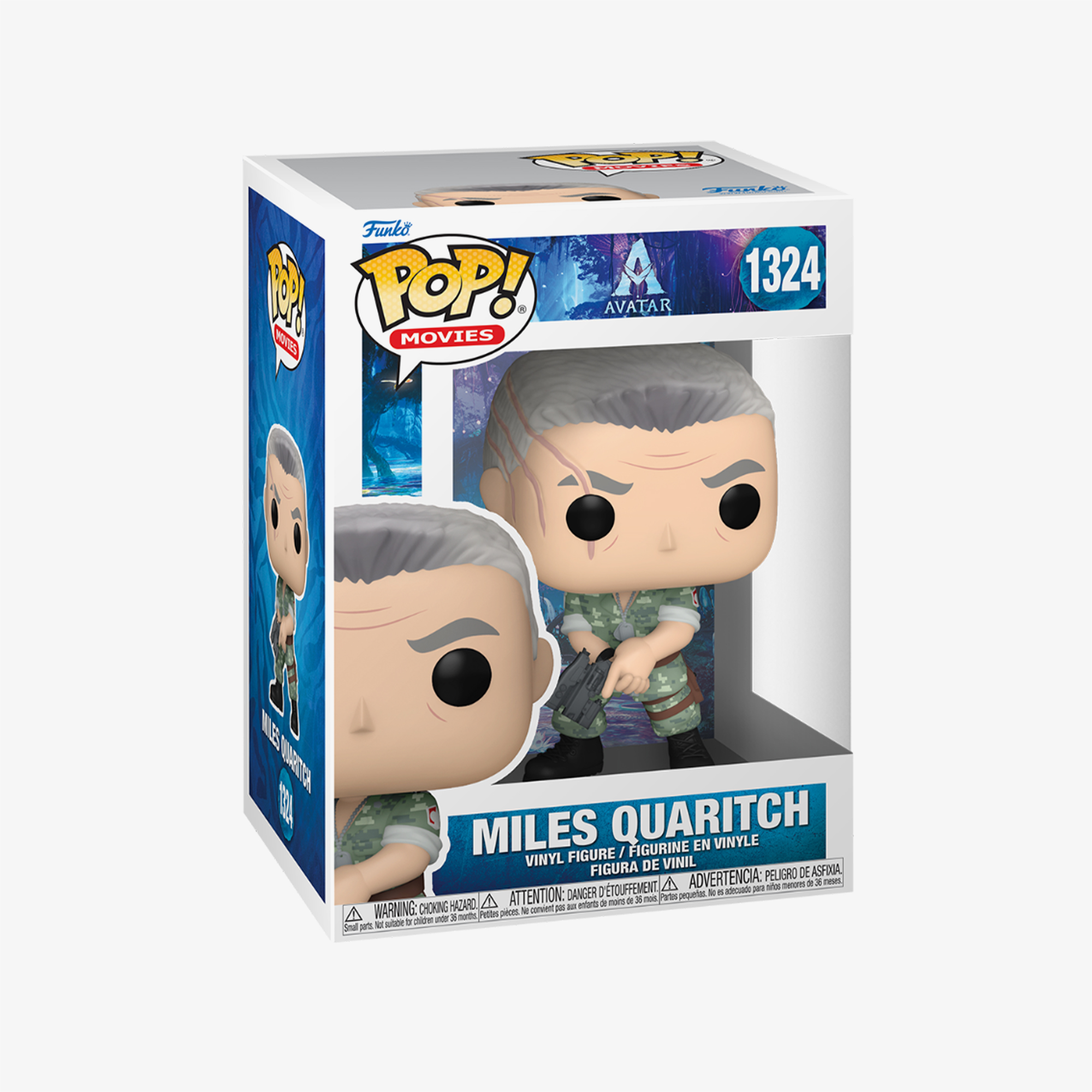 Funko POP Movies: Avatar Miles Quaritch Renkli Figür