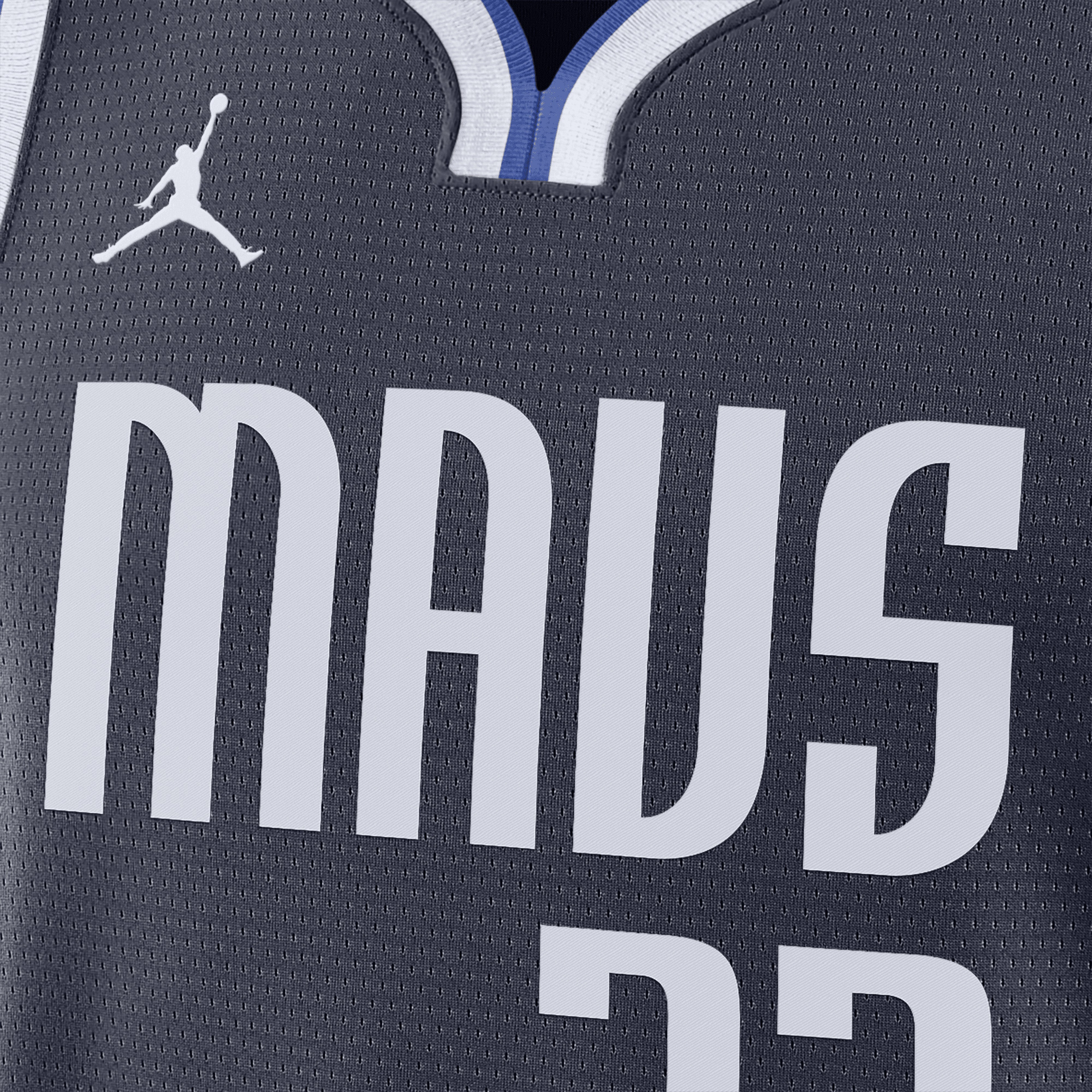 Nike Dallas Mavericks Luka Doncic Erkek Mavi Basketbol Forması