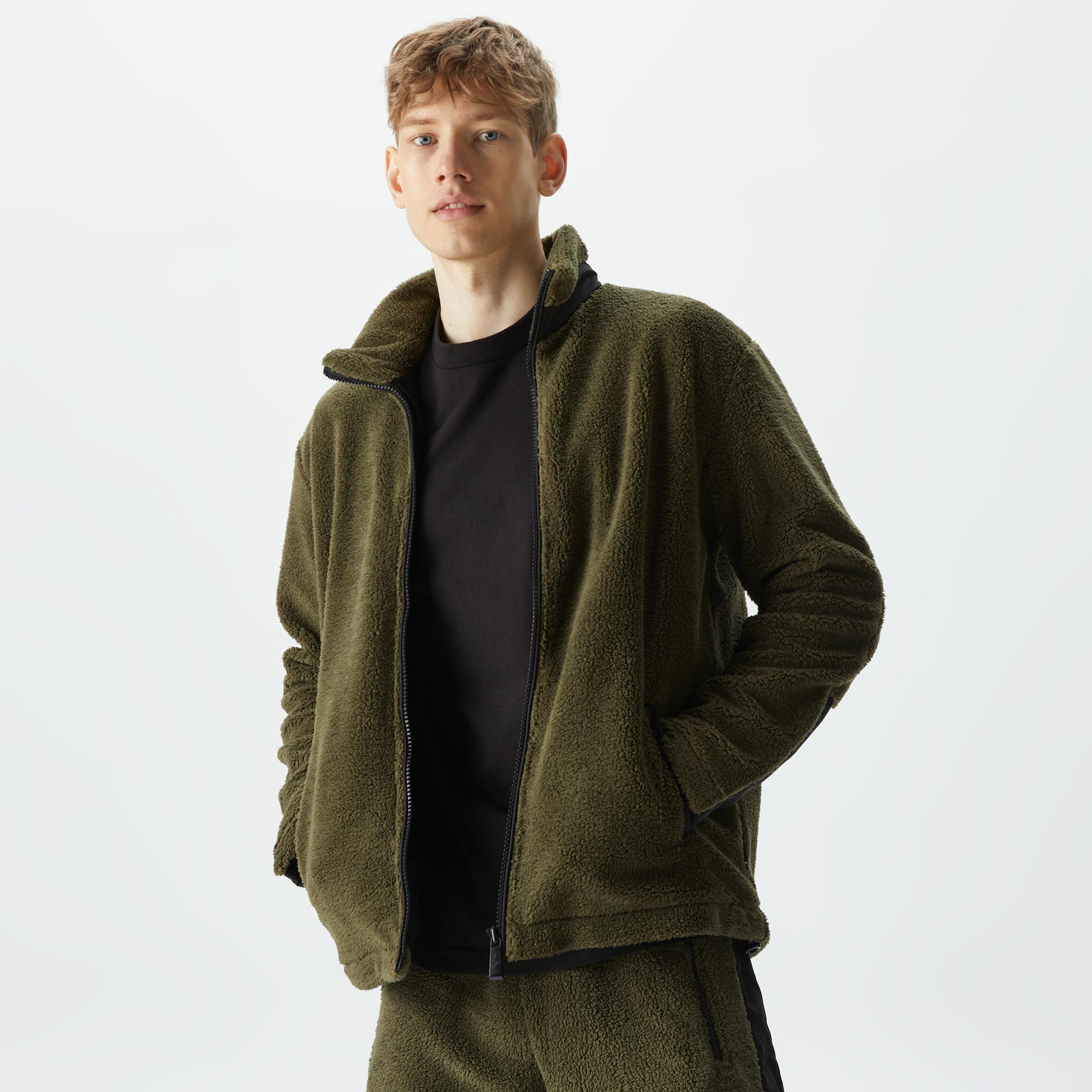 The Stay Line Hugger Unisex Haki Ceket