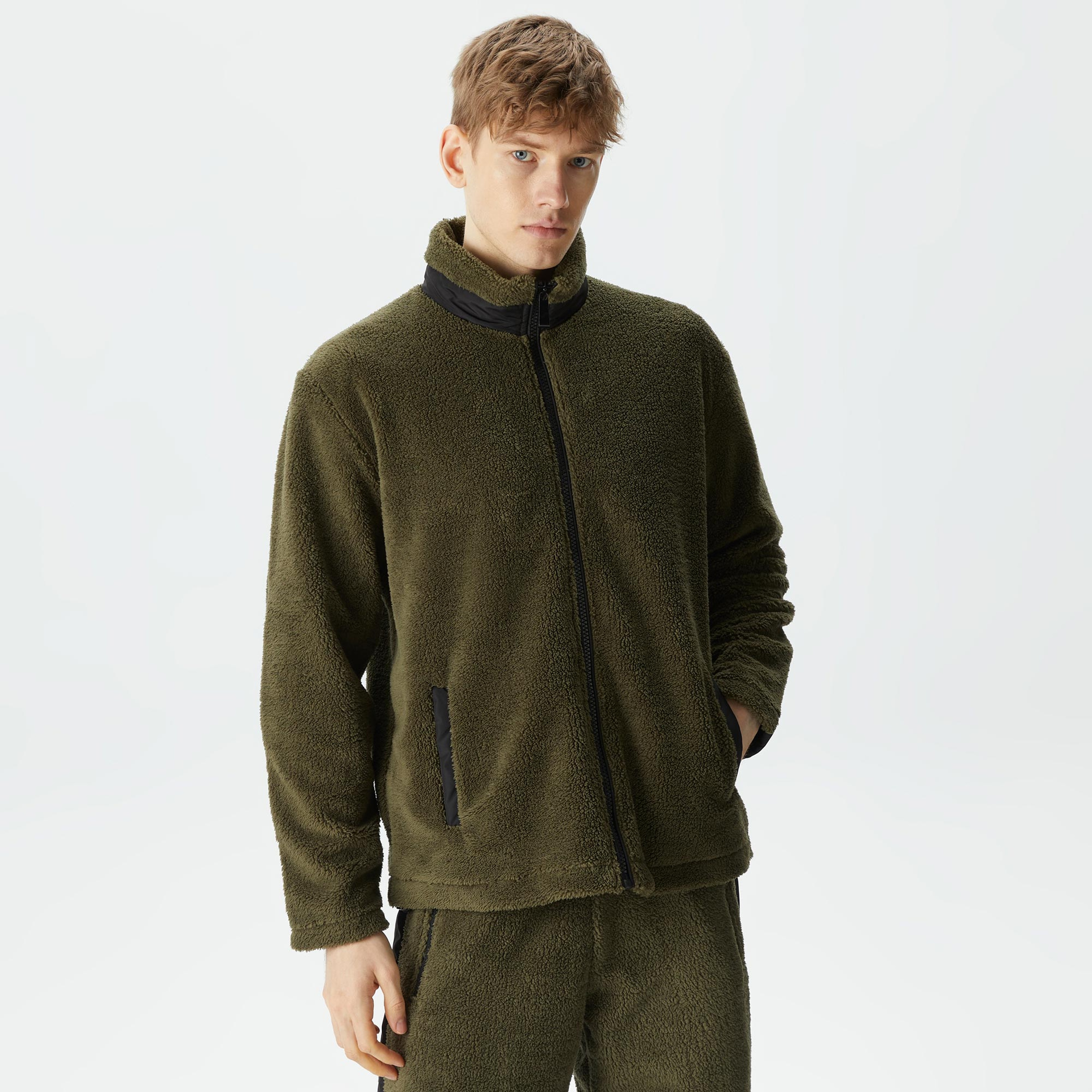 The Stay Line Hugger Unisex Haki Ceket