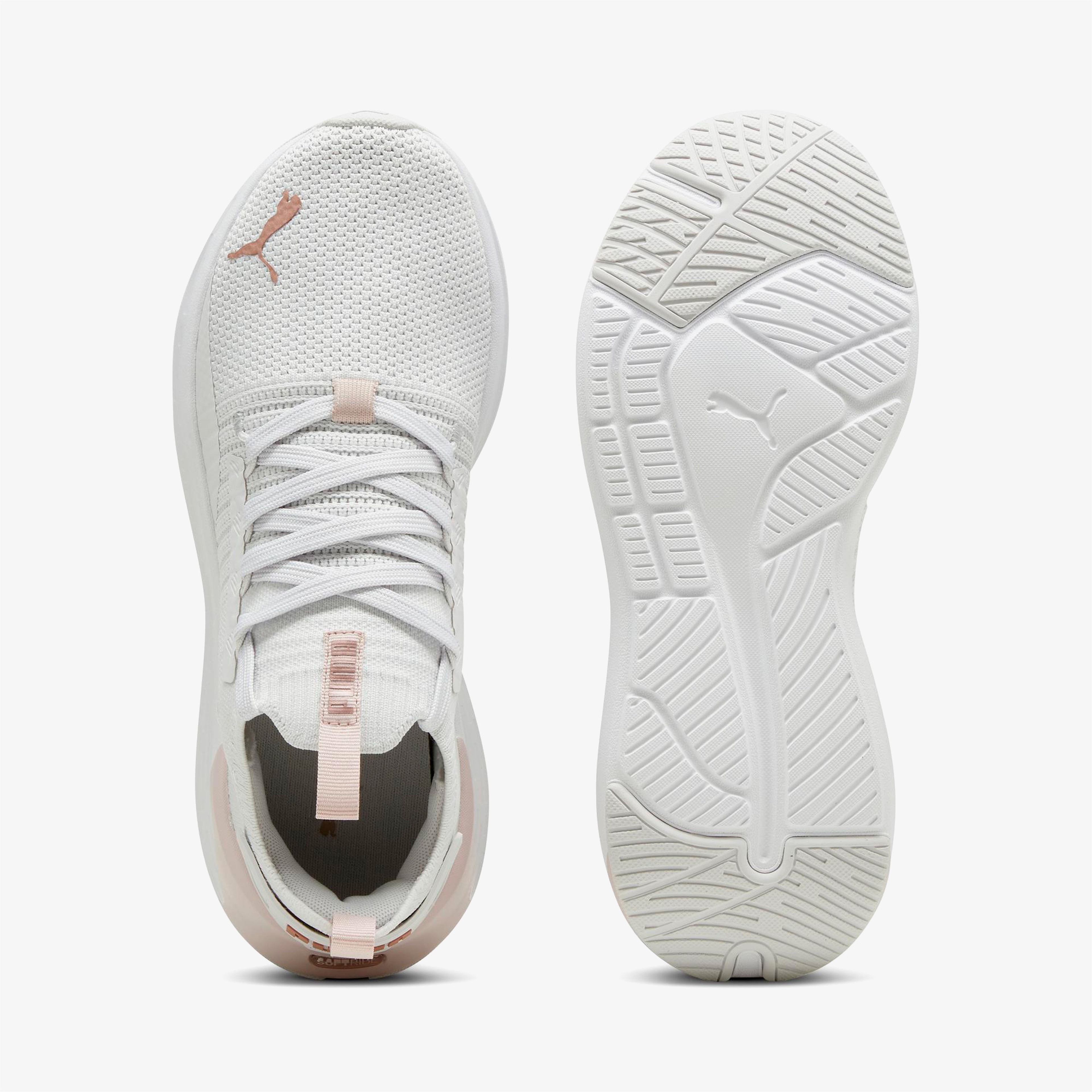 Puma Softride Symmetry Fuzion Kadın Gri Koşu Ayakkabısı