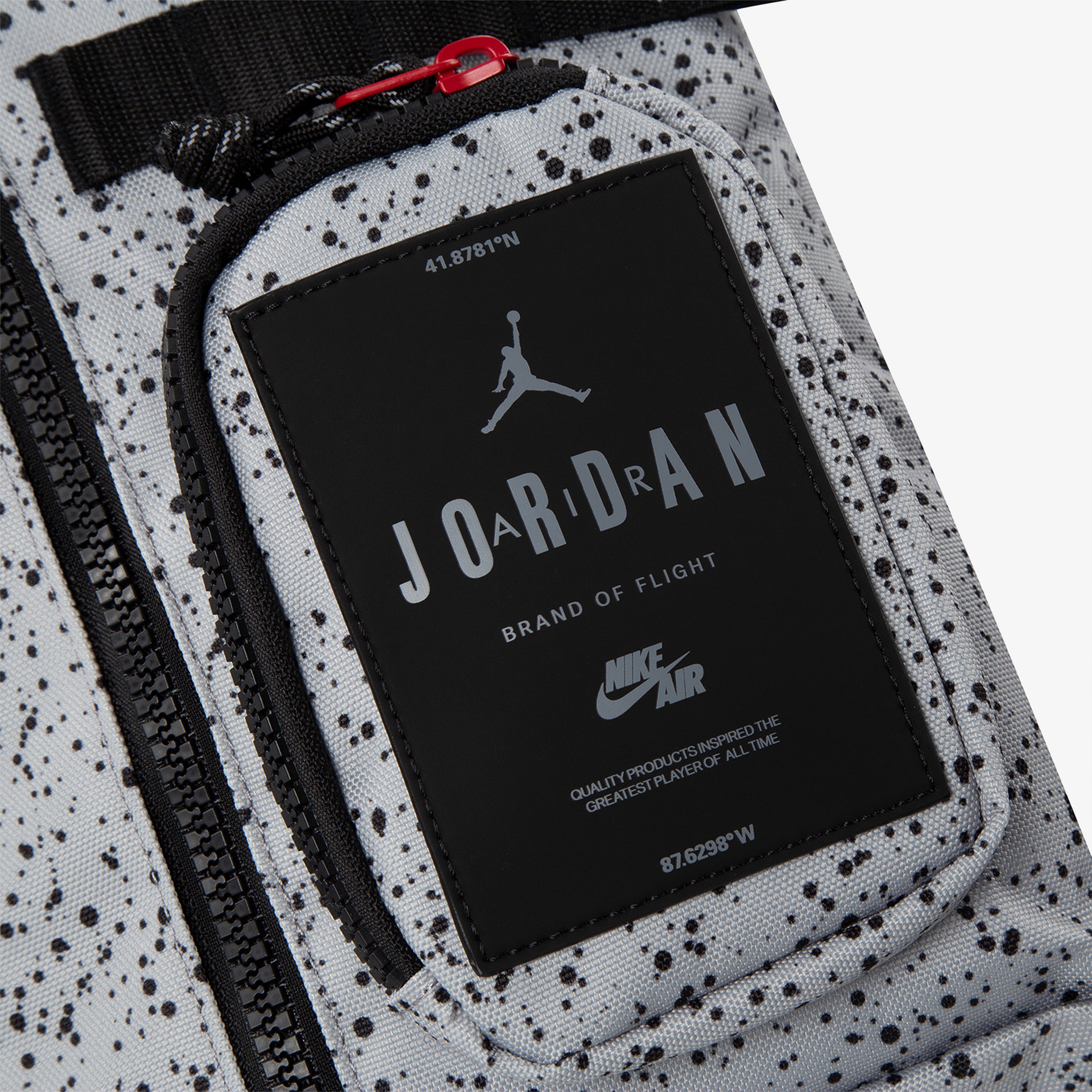 Nike Air Jordan Hesi Crossbody Unisex Gri Omuz Çantası