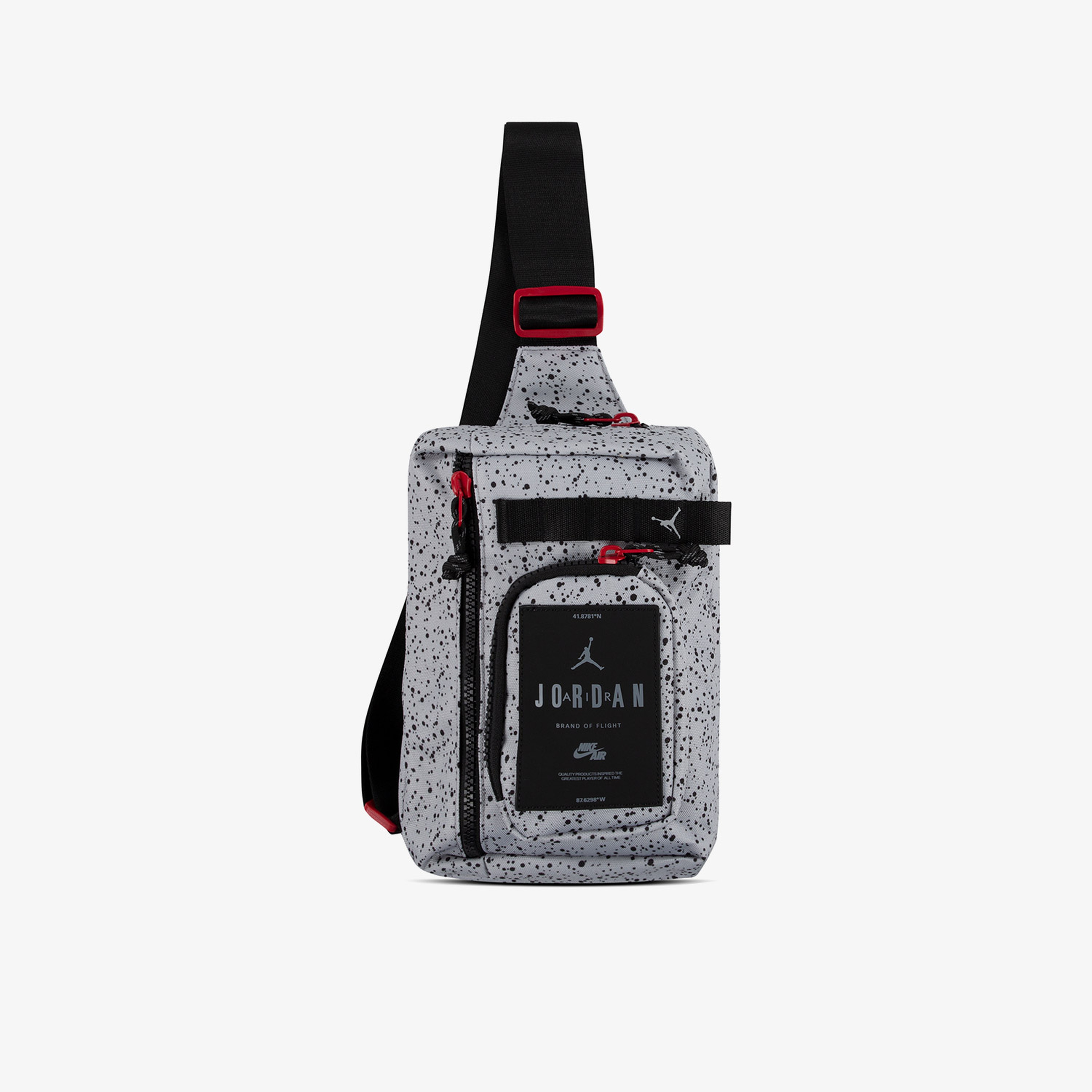 Nike Air Jordan Hesi Crossbody Unisex Gri Omuz Çantası