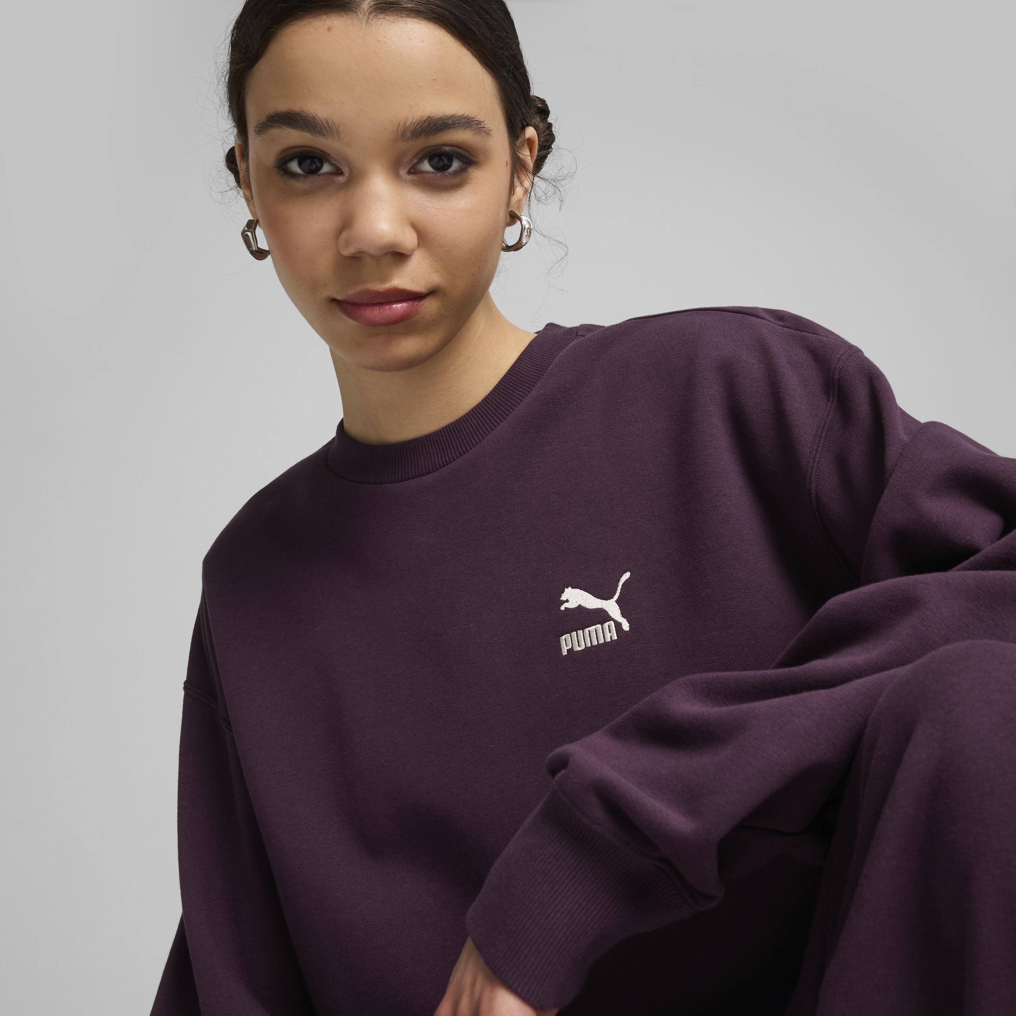Puma Better Classic Erkek Mor Günlük Sweatshirt