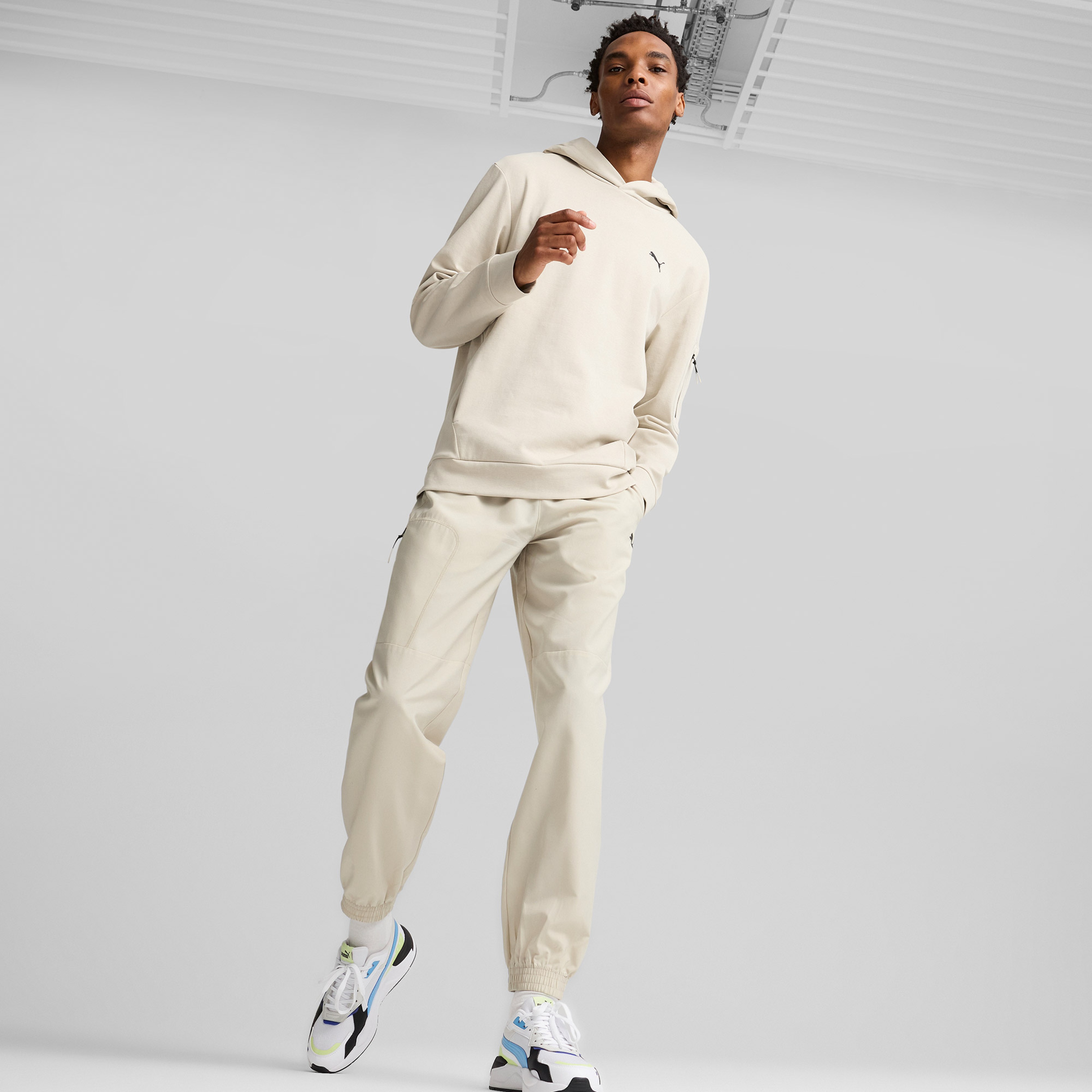 Puma Open Road Erkek Bej Günlük Sweatshirt