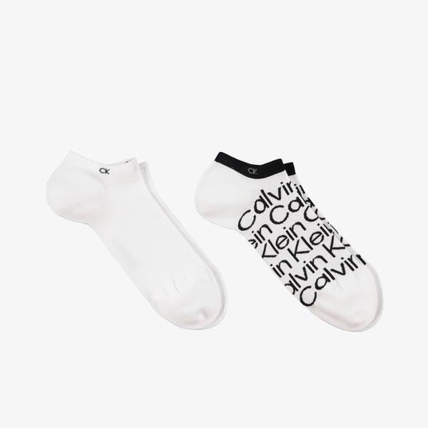 Calvin Klein Erkek Beyaz Çorap