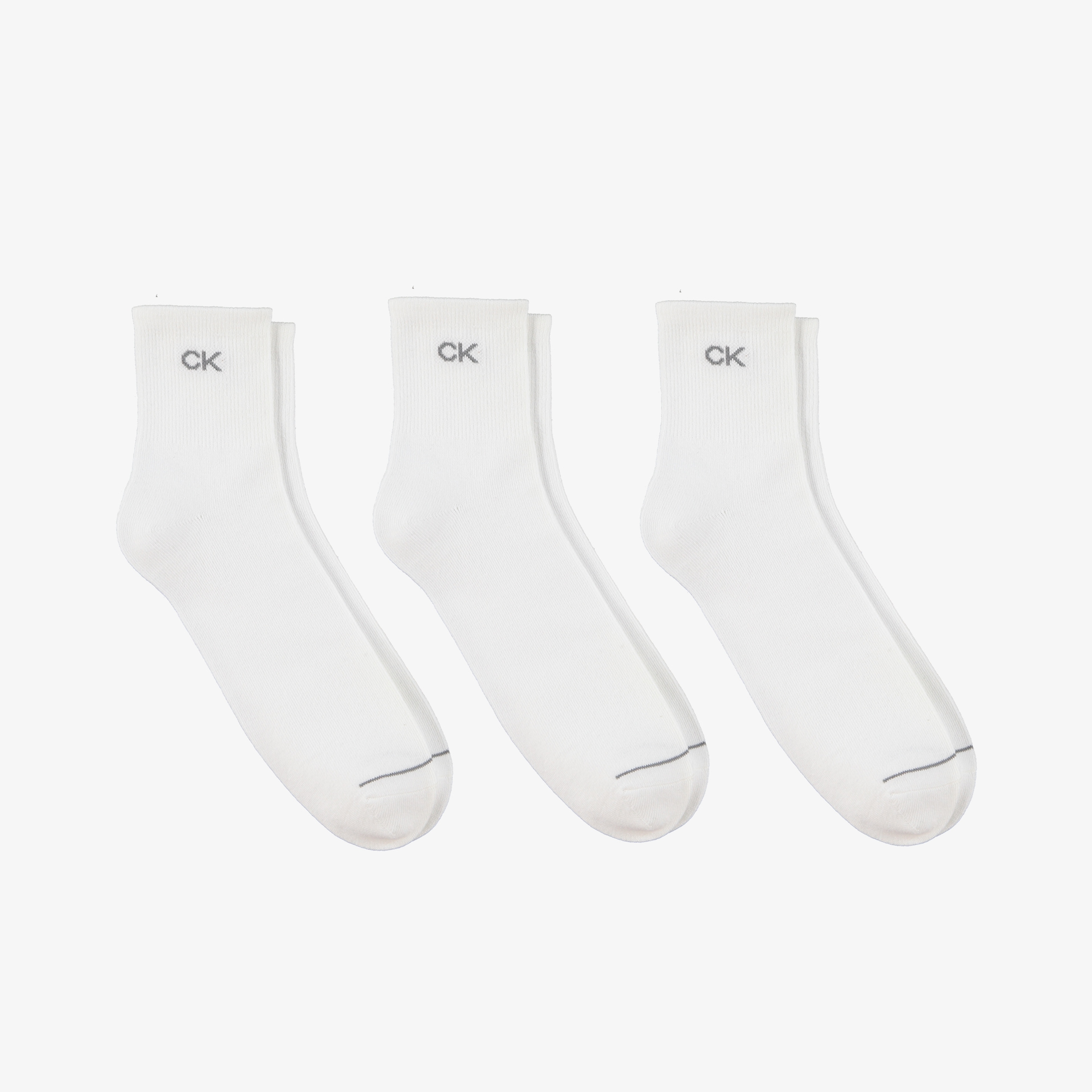 Calvin Klein Erkek Beyaz Çorap