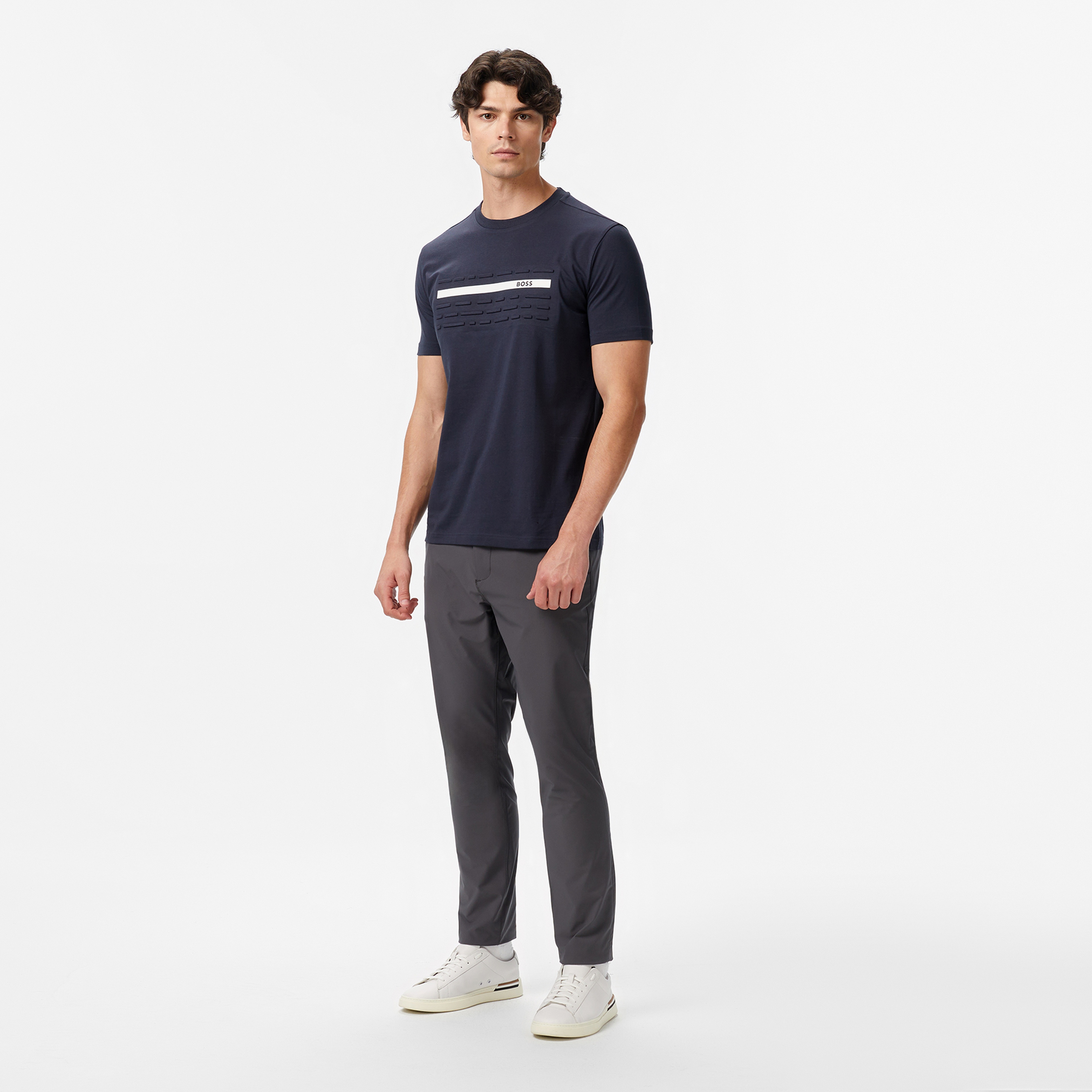 Boss Erkek Lacivert T-Shirt