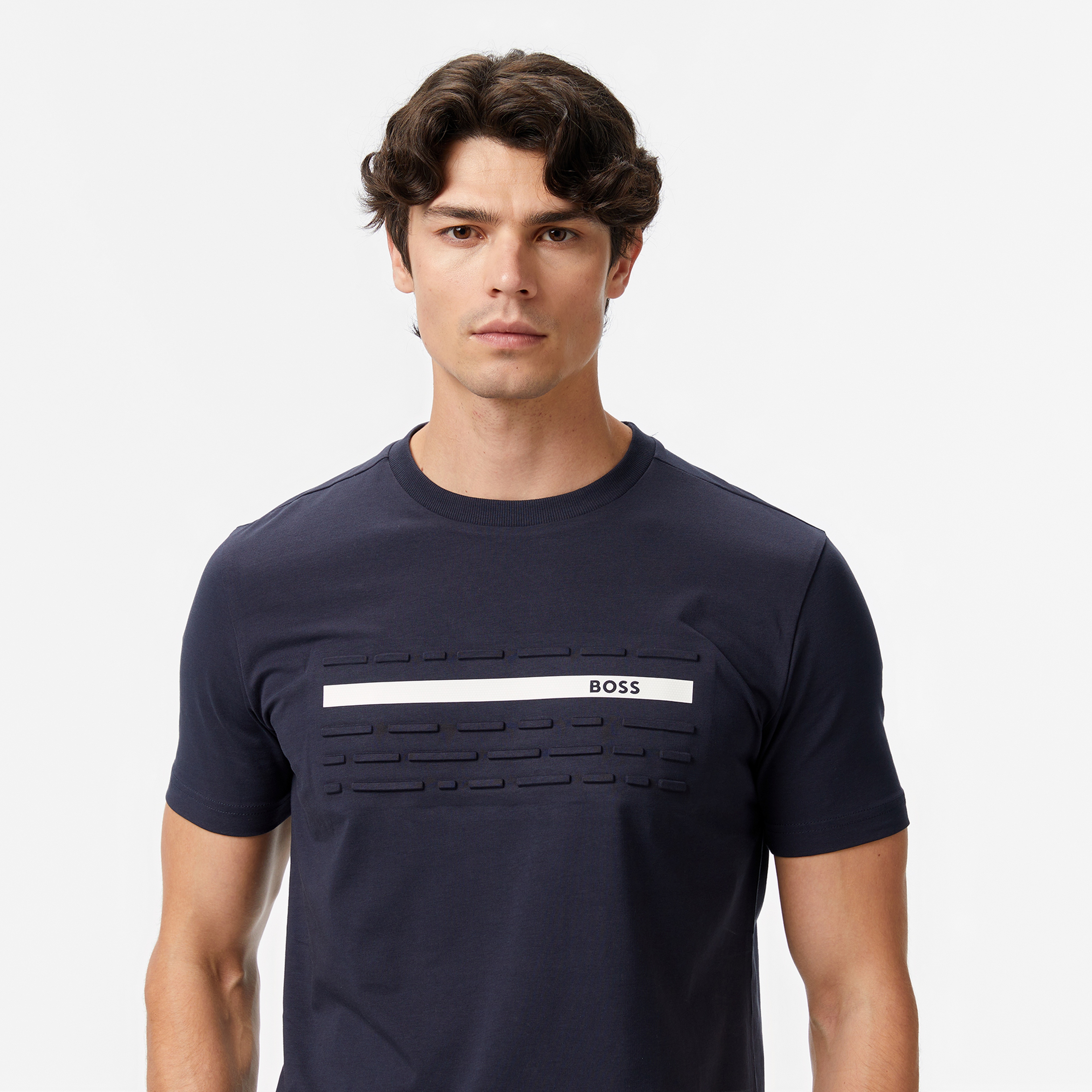 Boss Erkek Lacivert T-Shirt