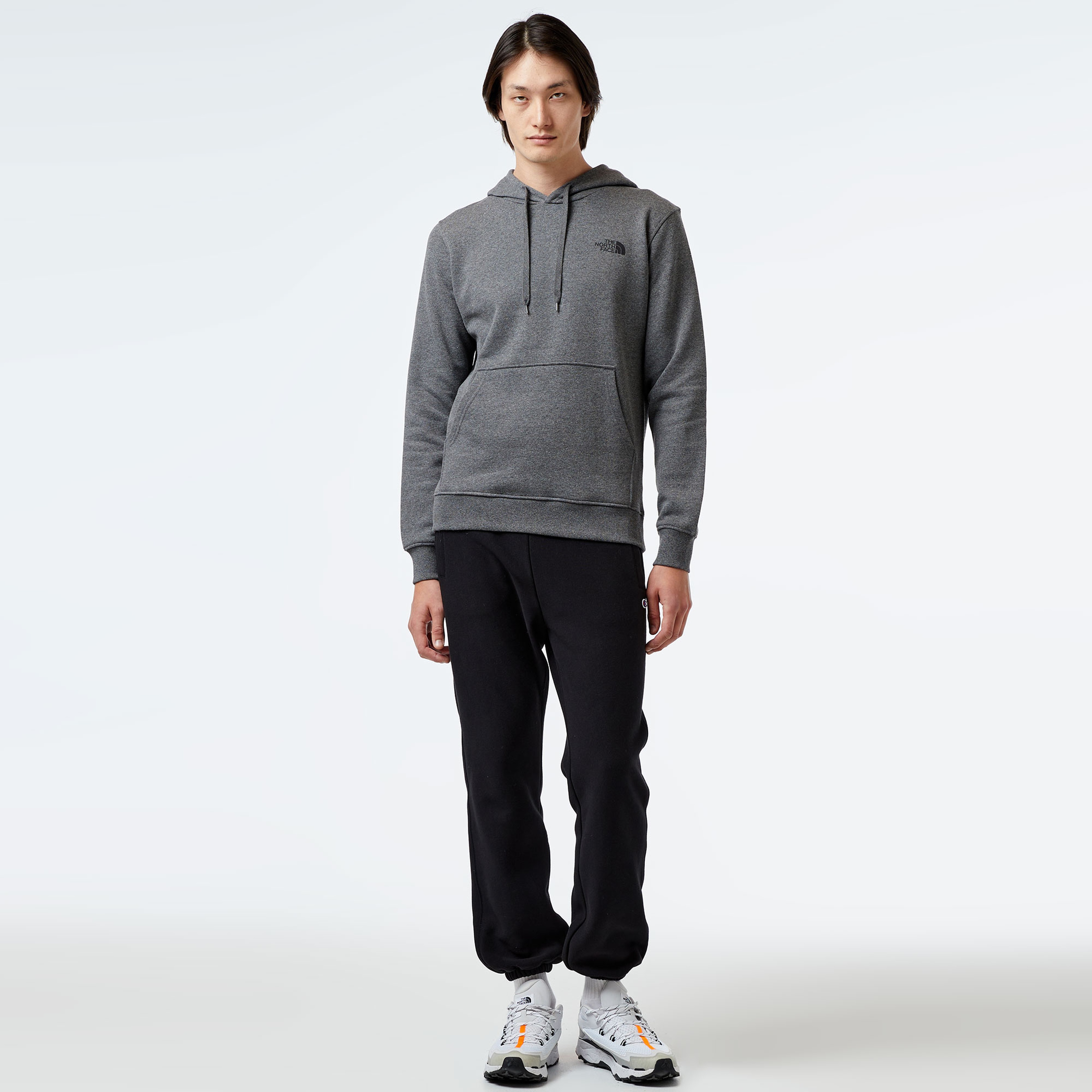 The North Face Simple Dome Erkek Gri Sweatshirt