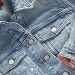 Tommy Jeans Classic Trucker Kadın Denim Mavi Ceket