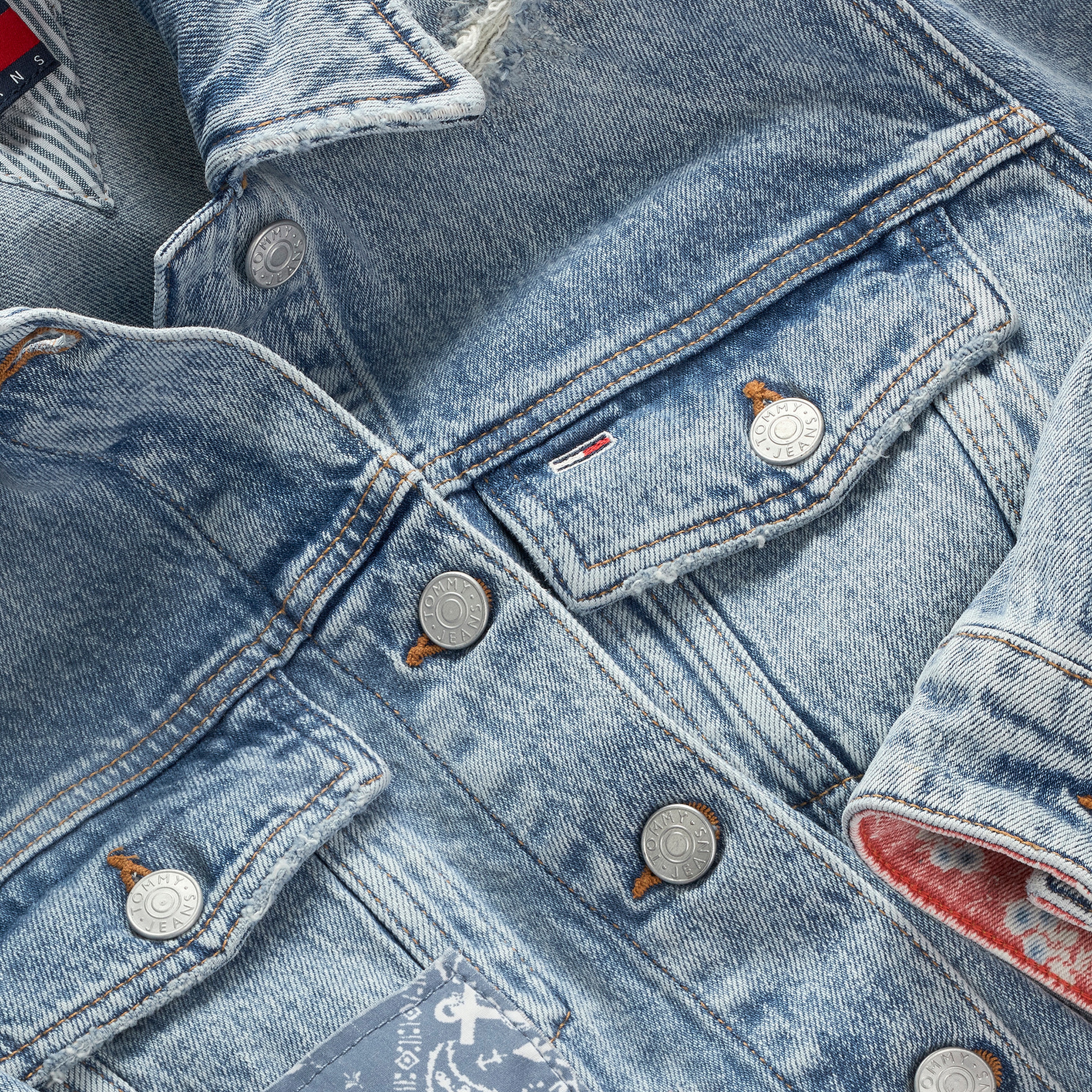 Tommy Jeans Classic Trucker Kadın Denim Mavi Ceket